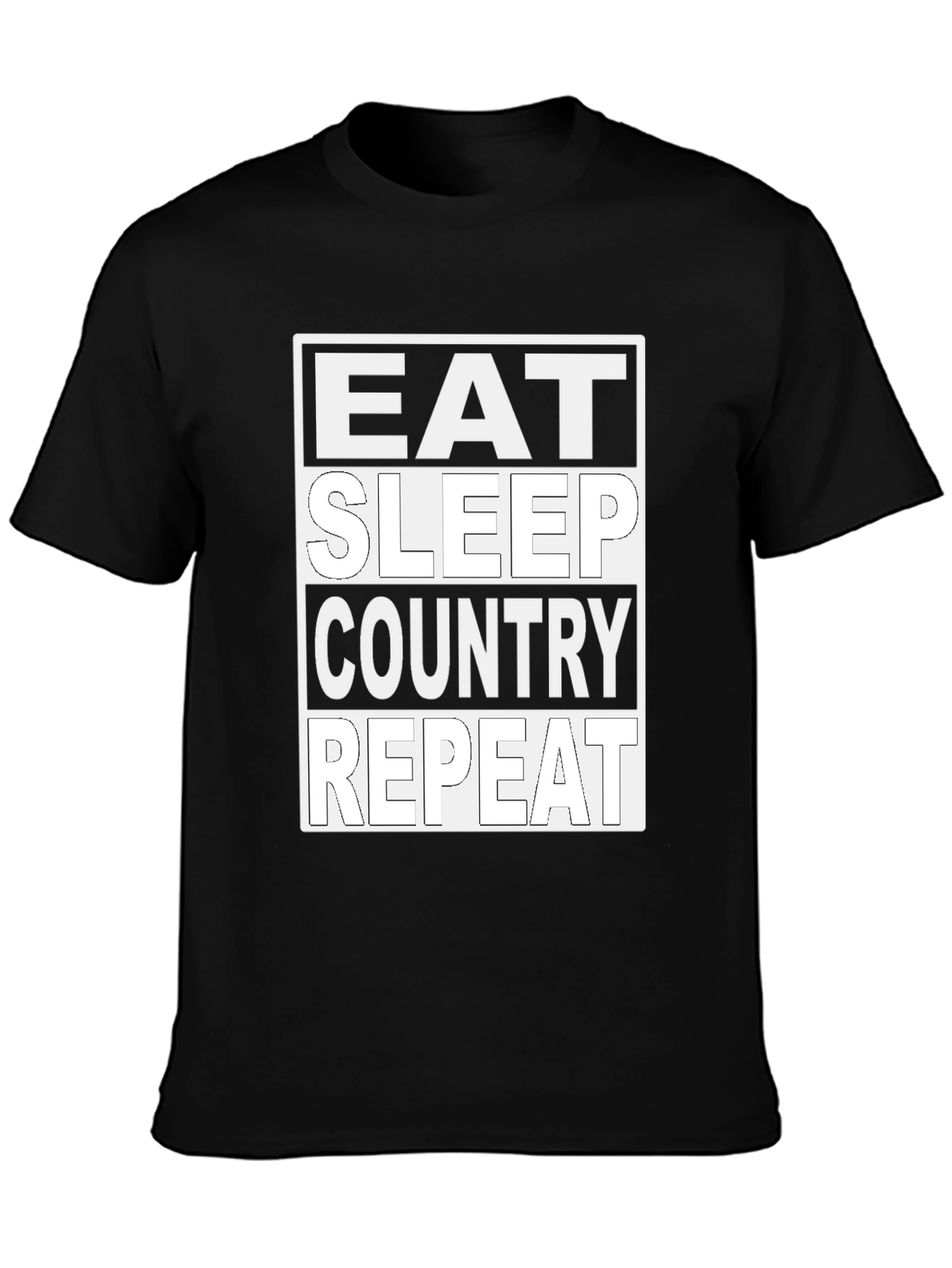 Eat Sleep Country Repeat Graphic Tee