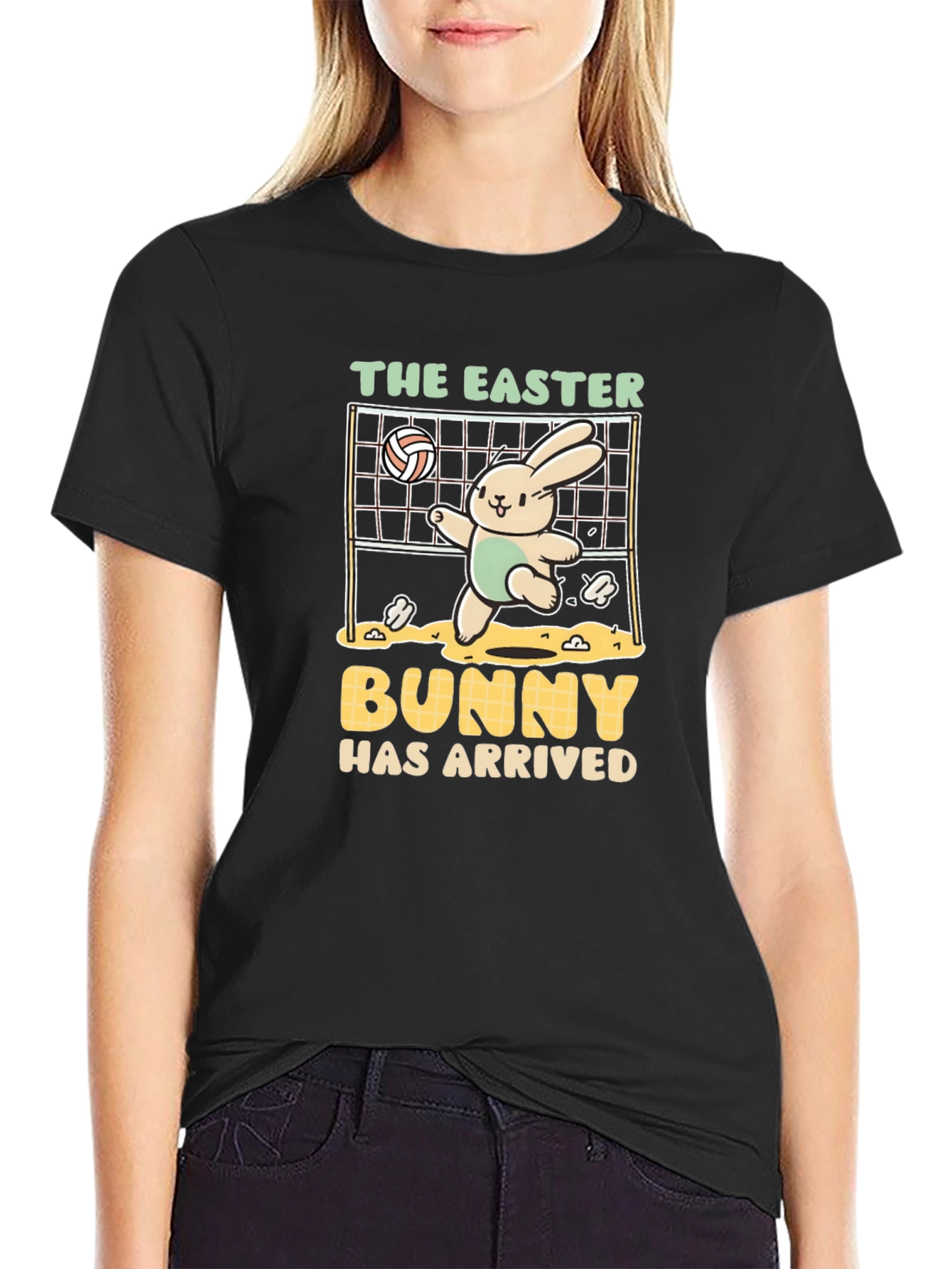 Easter Bunny Volleyball T-Shirt