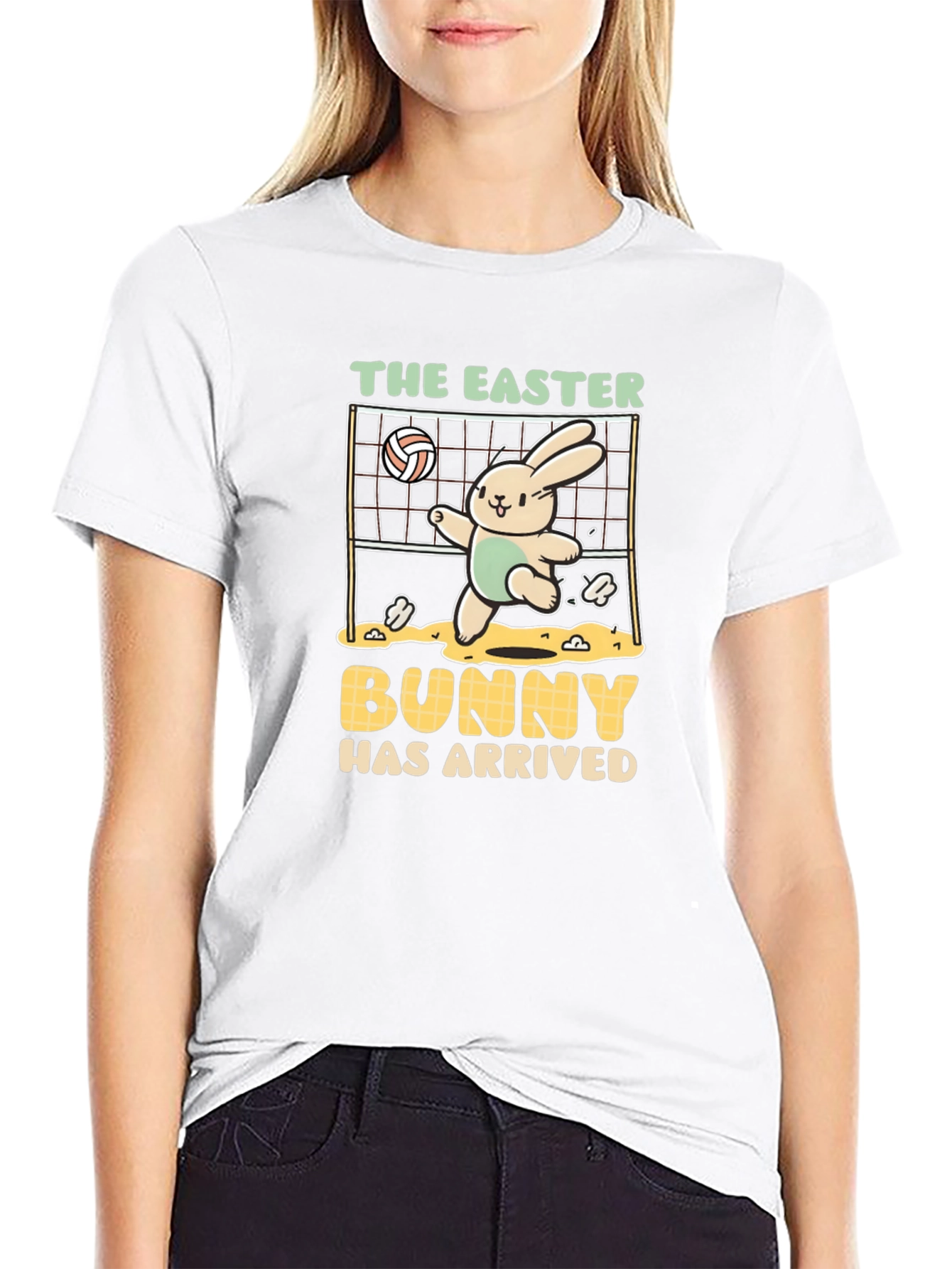 Easter Bunny Volleyball T-Shirt
