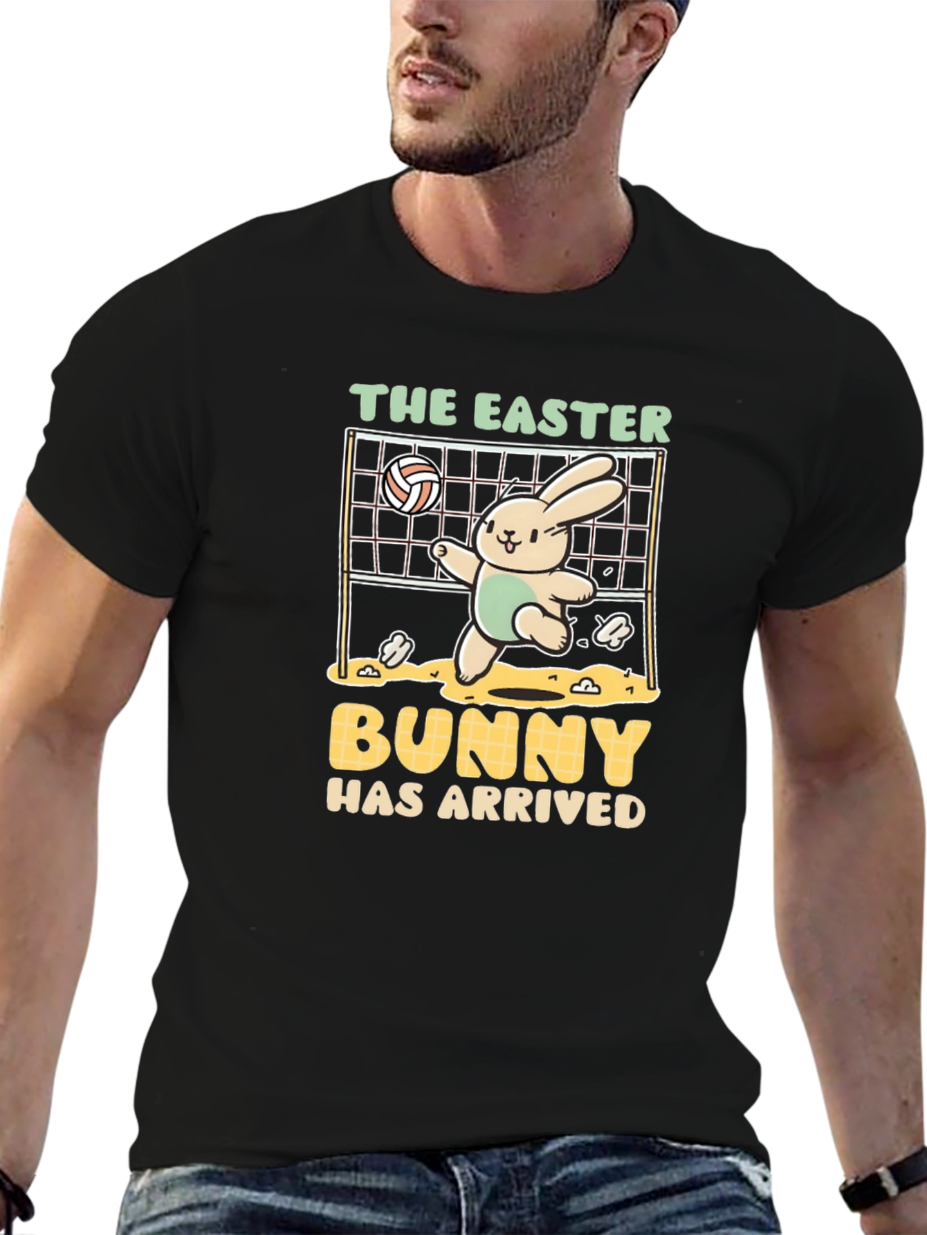 Easter Bunny Volleyball T-Shirt
