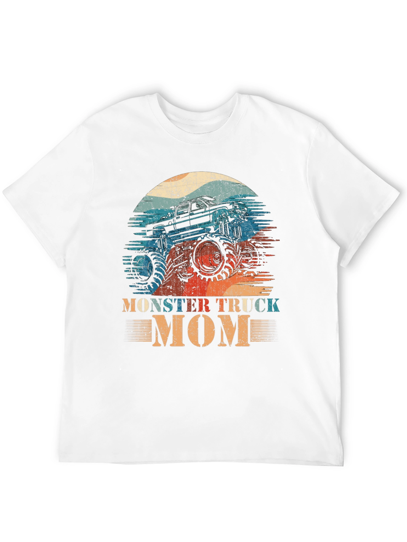Monster Truck Mom T-Shirt - Retro Design