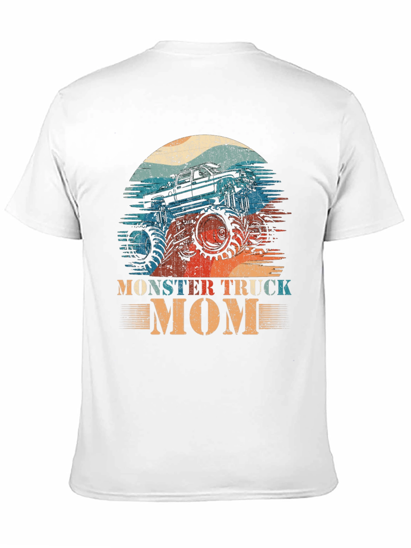 Monster Truck Mom T-Shirt - Retro Design