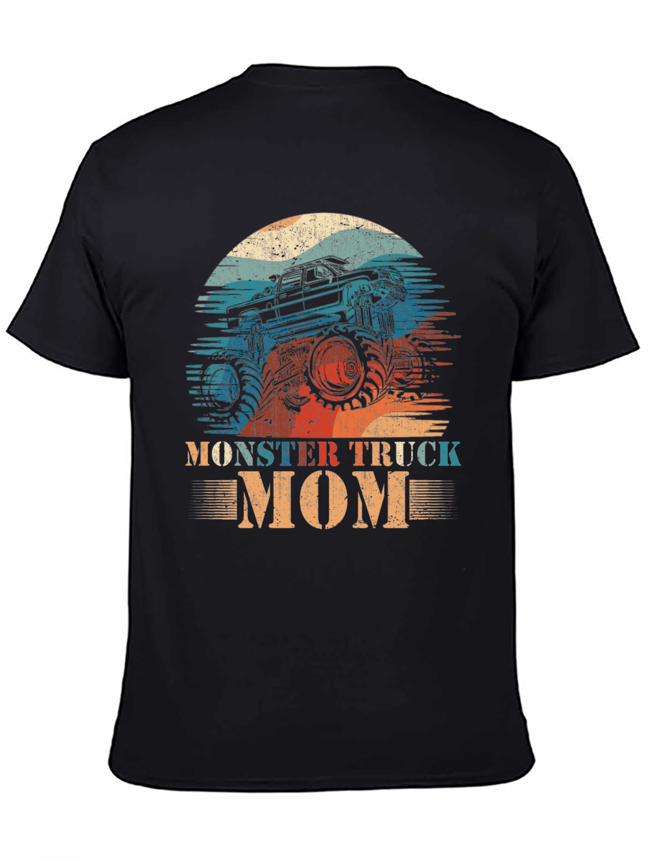 Monster Truck Mom T-Shirt - Retro Design