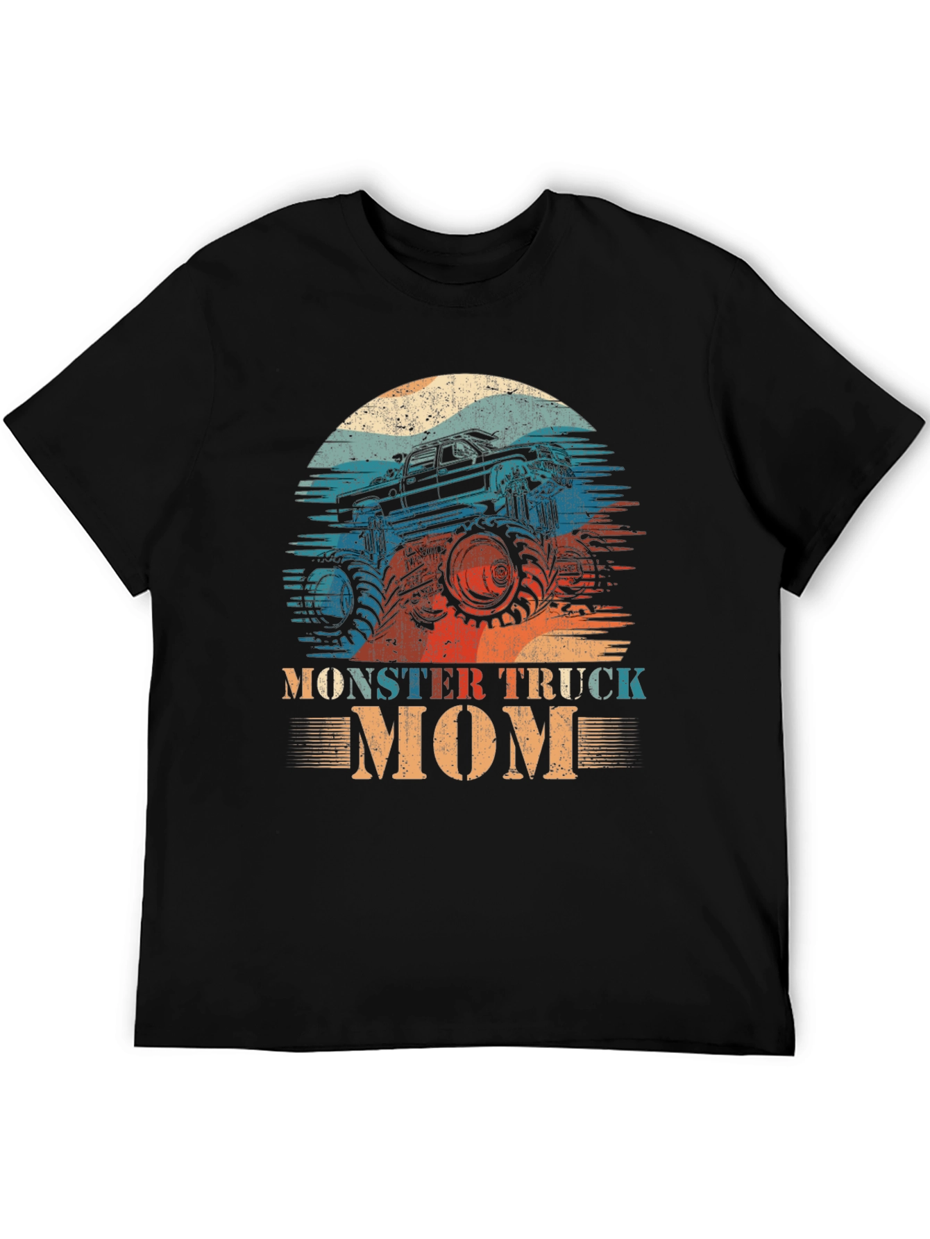 Monster Truck Mom T-Shirt - Retro Design