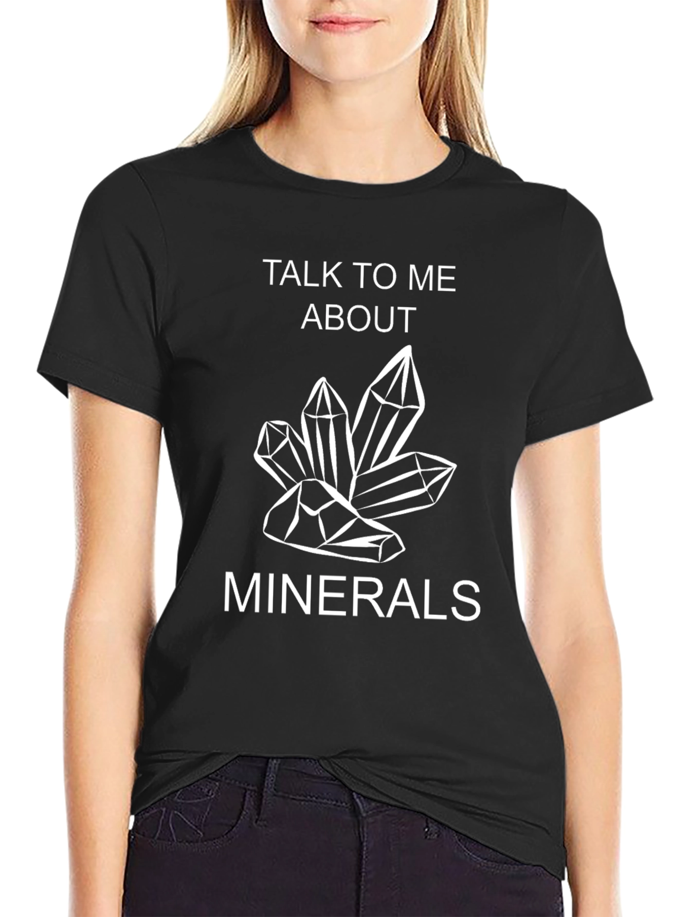 Talk To Me About Minerals T-Shirt - Black