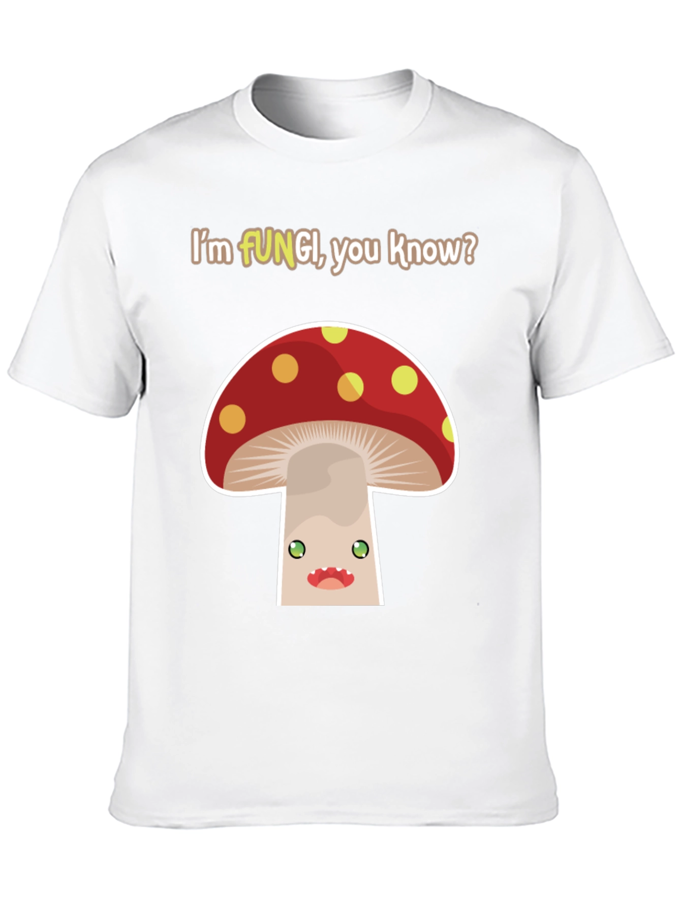 Funny Fungi Mushroom Graphic T-Shirt