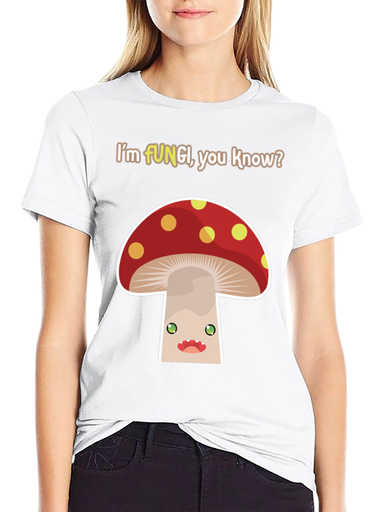Funny Fungi Mushroom Graphic T-Shirt