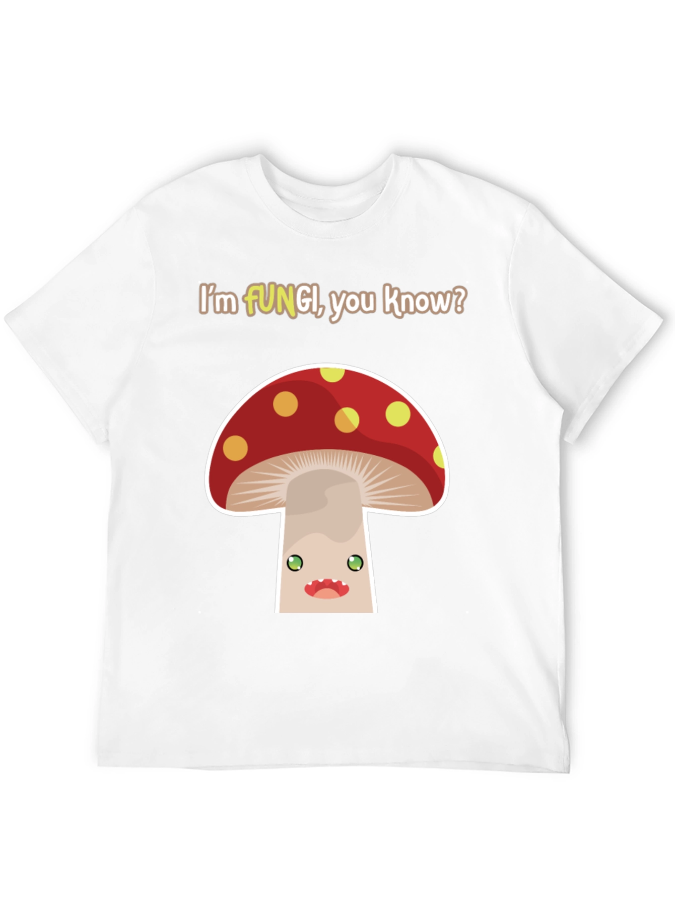 Funny Fungi Mushroom Graphic T-Shirt