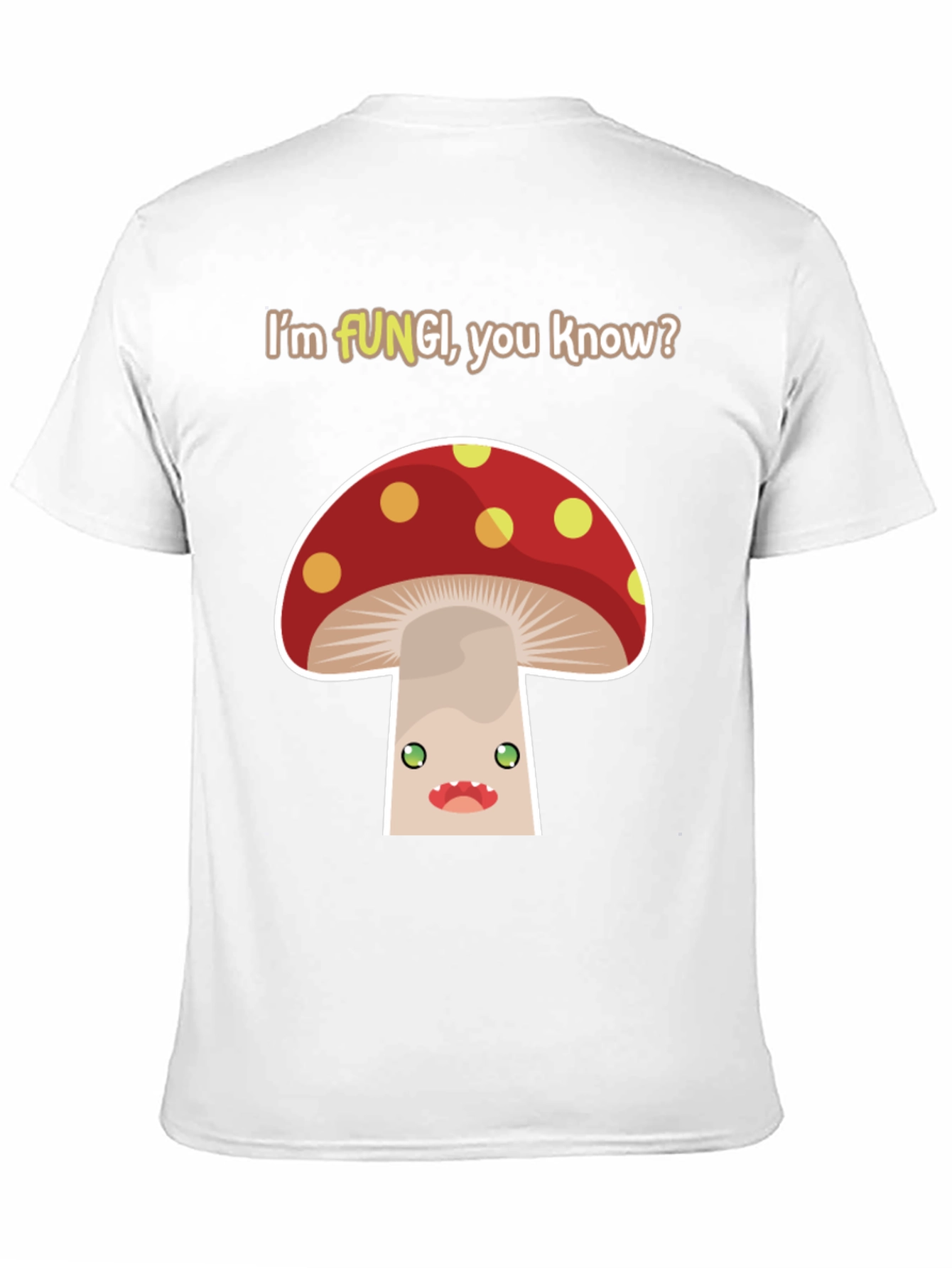 Funny Fungi Mushroom Graphic T-Shirt
