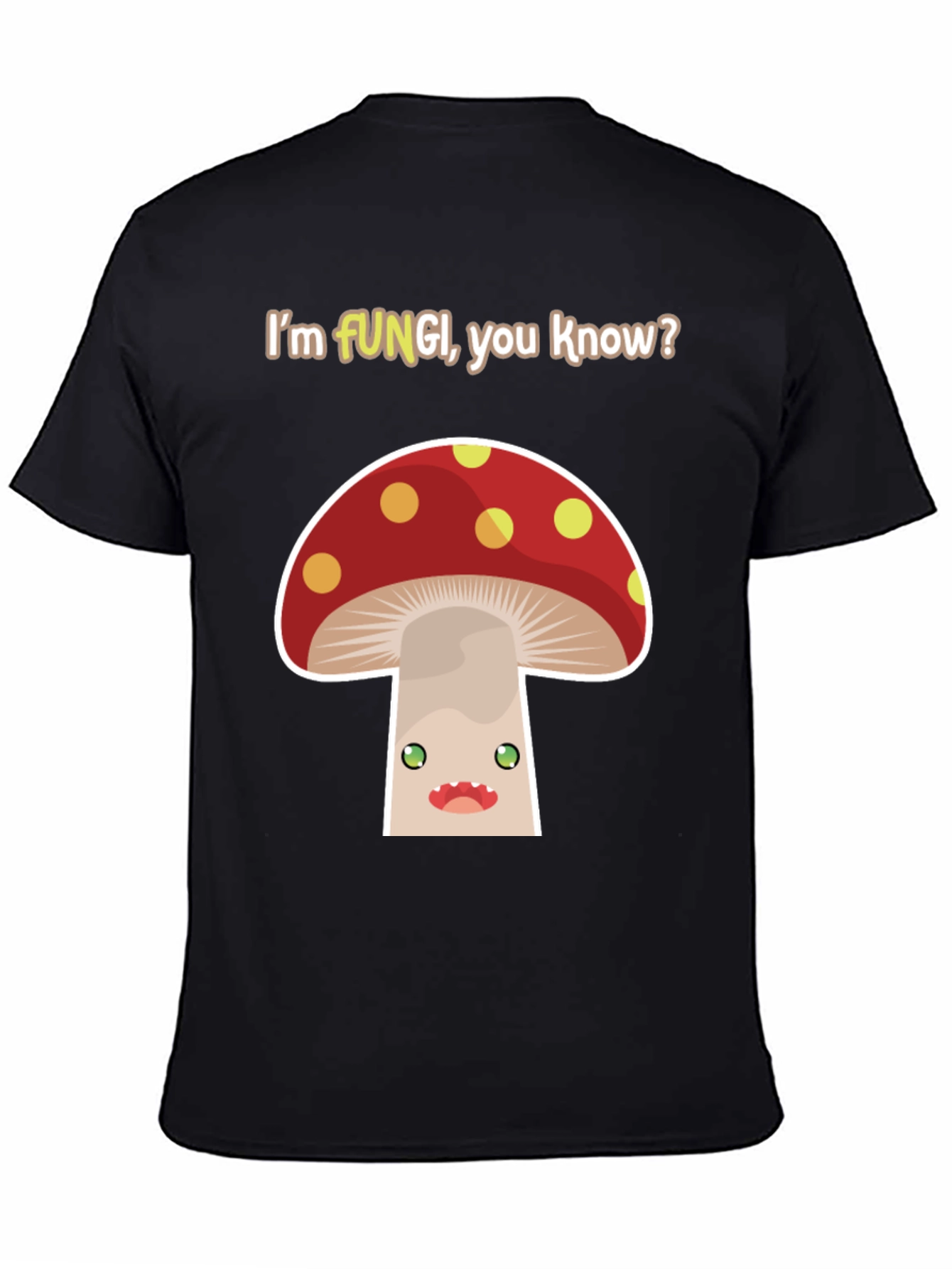 Funny Fungi Mushroom Graphic T-Shirt