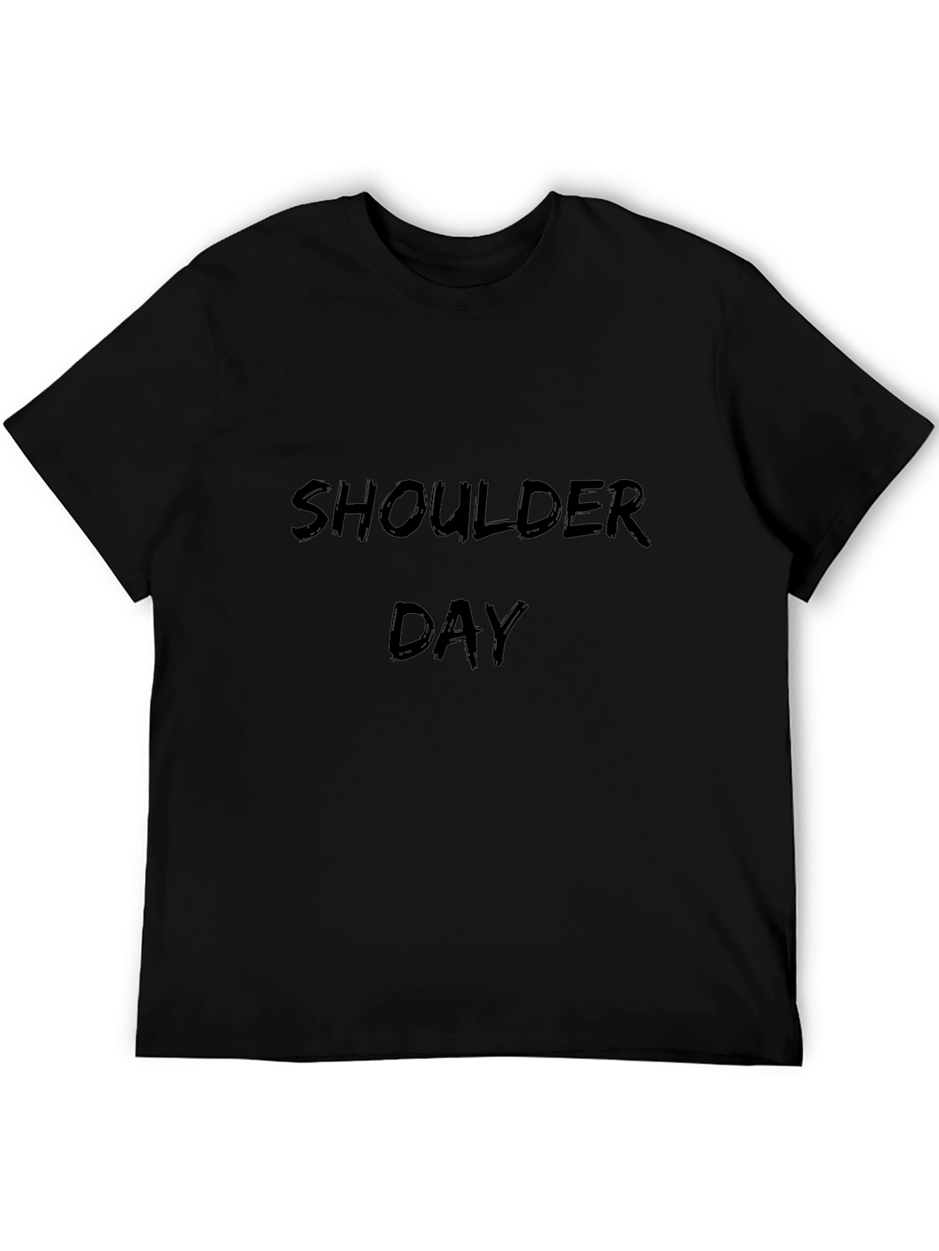Shoulder Day - Black Tee