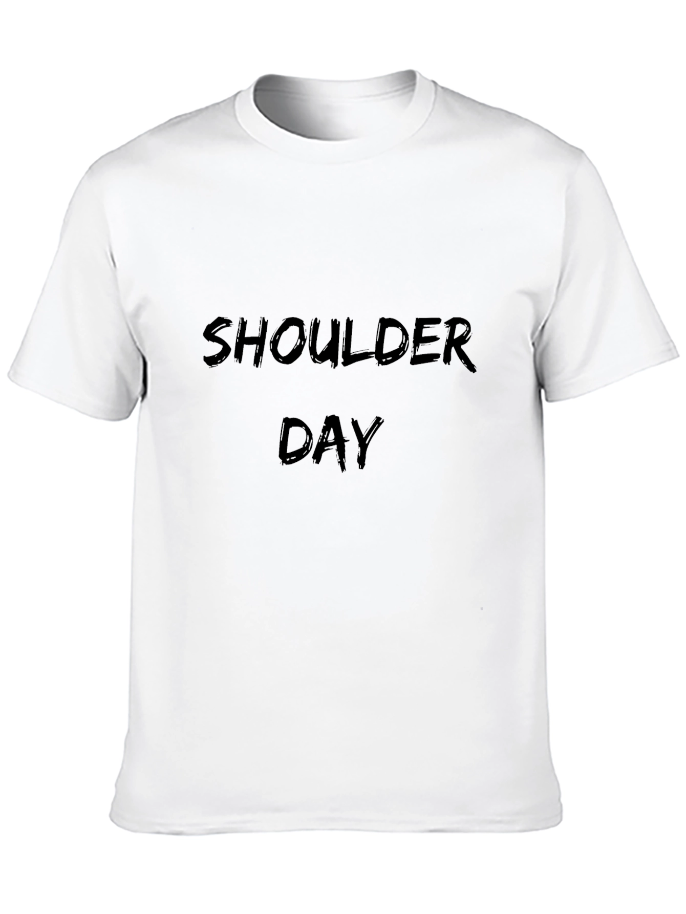 Shoulder Day - Black Tee