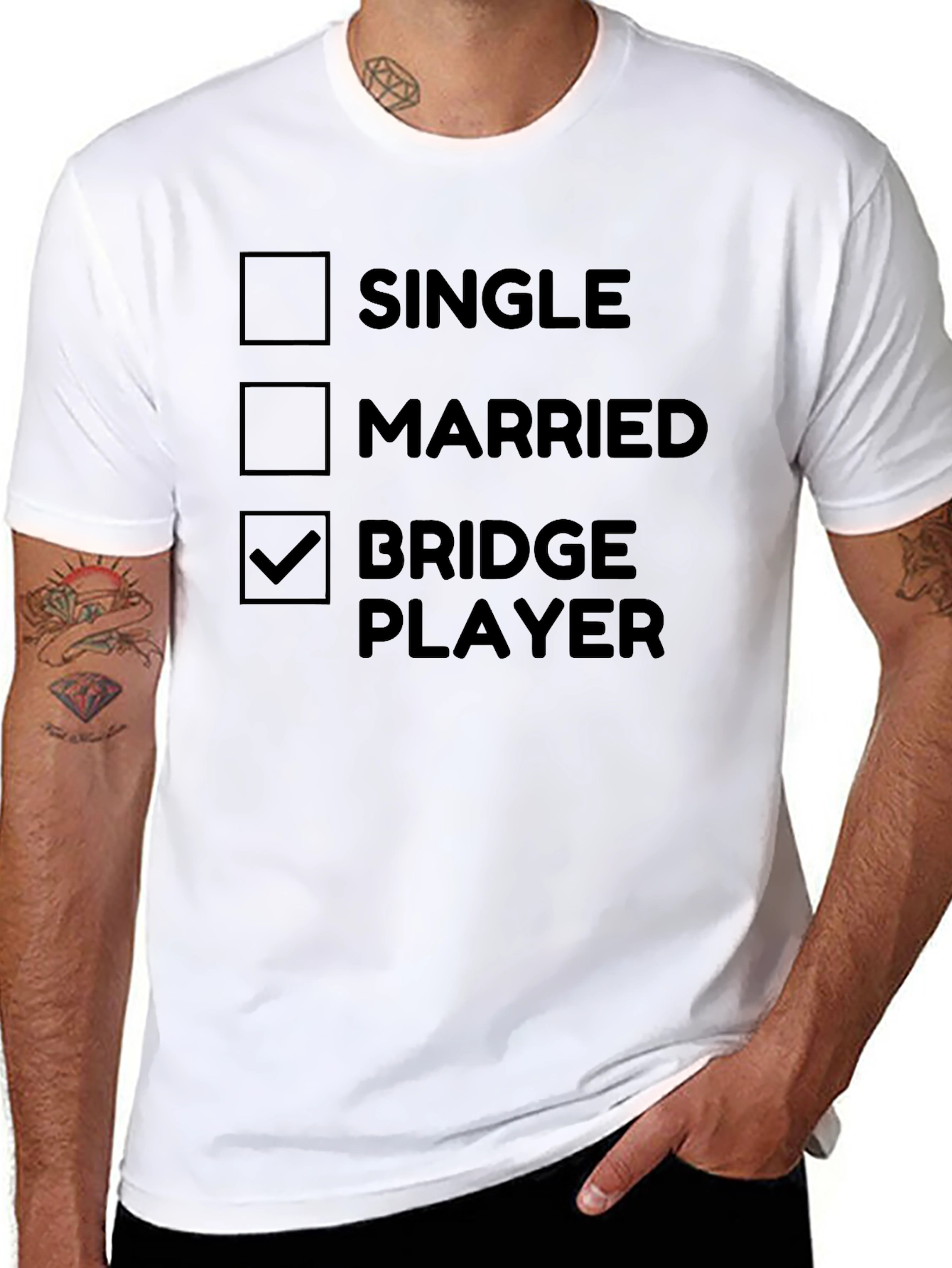 Funny Bridge Player T-Shirt