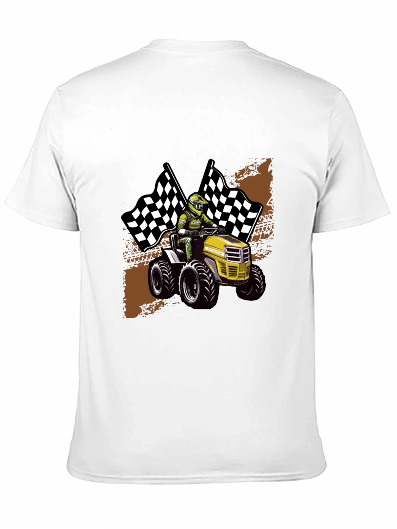 Funny Lawnmower Racing T-Shirt