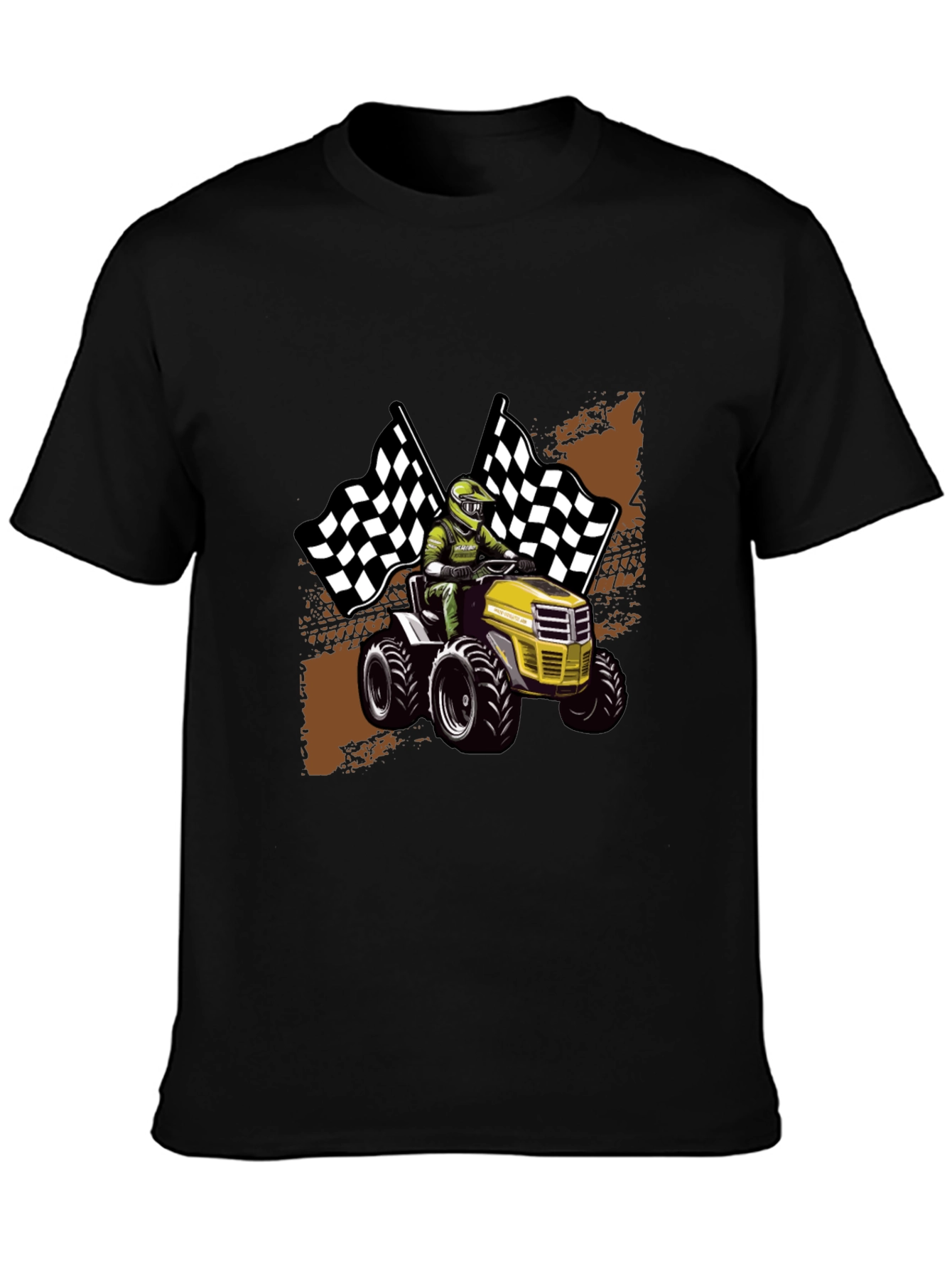 Funny Lawnmower Racing T-Shirt