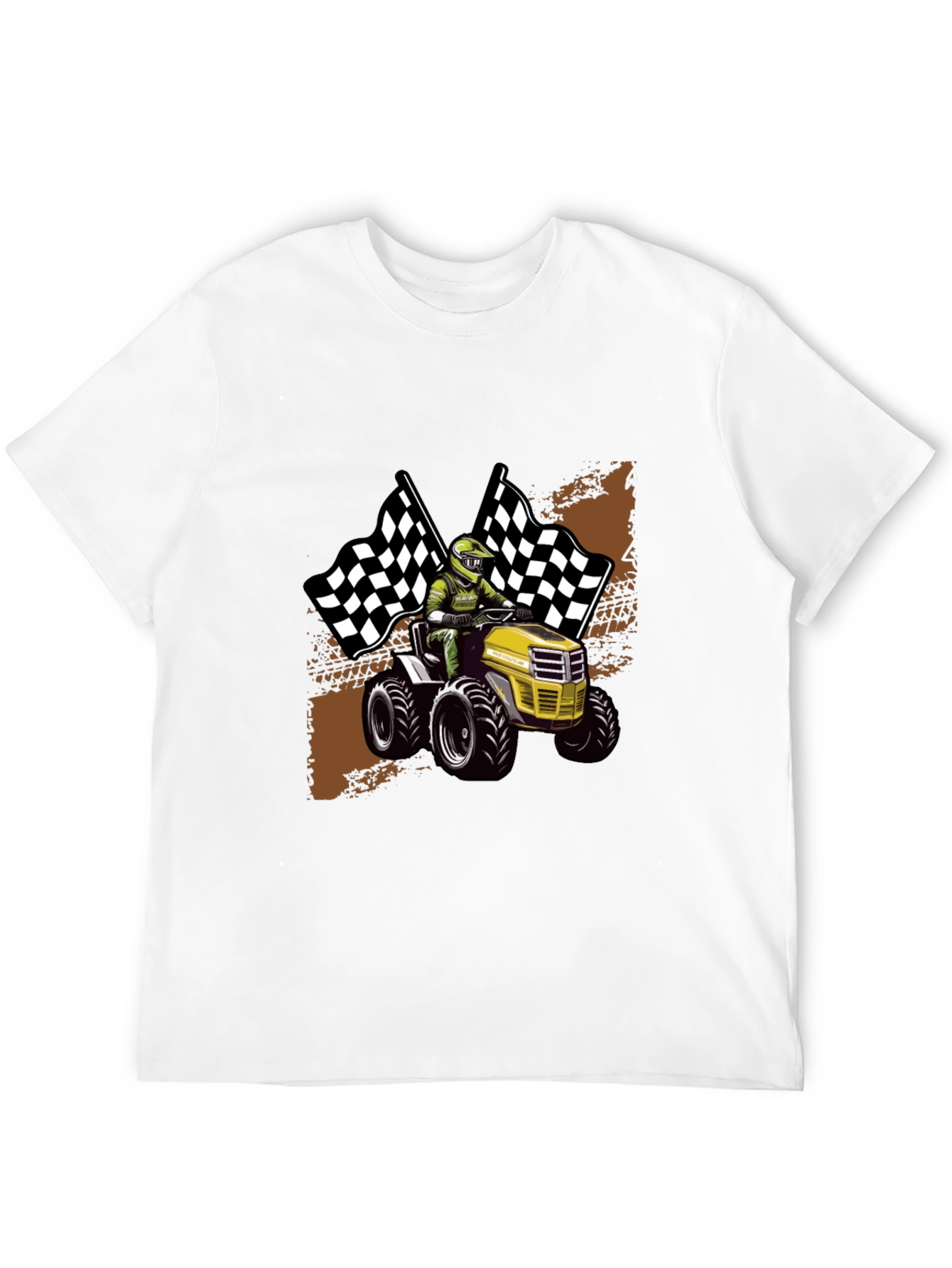 Funny Lawnmower Racing T-Shirt