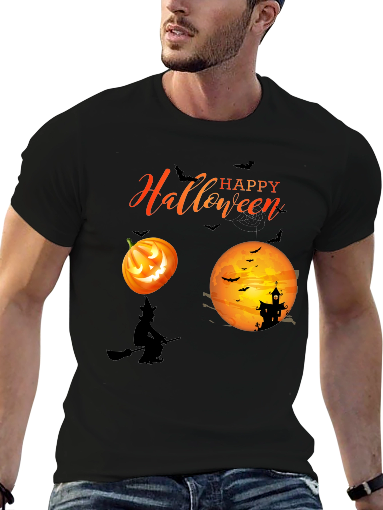 Halloween Graphic Tee - Spooky Season Shirt