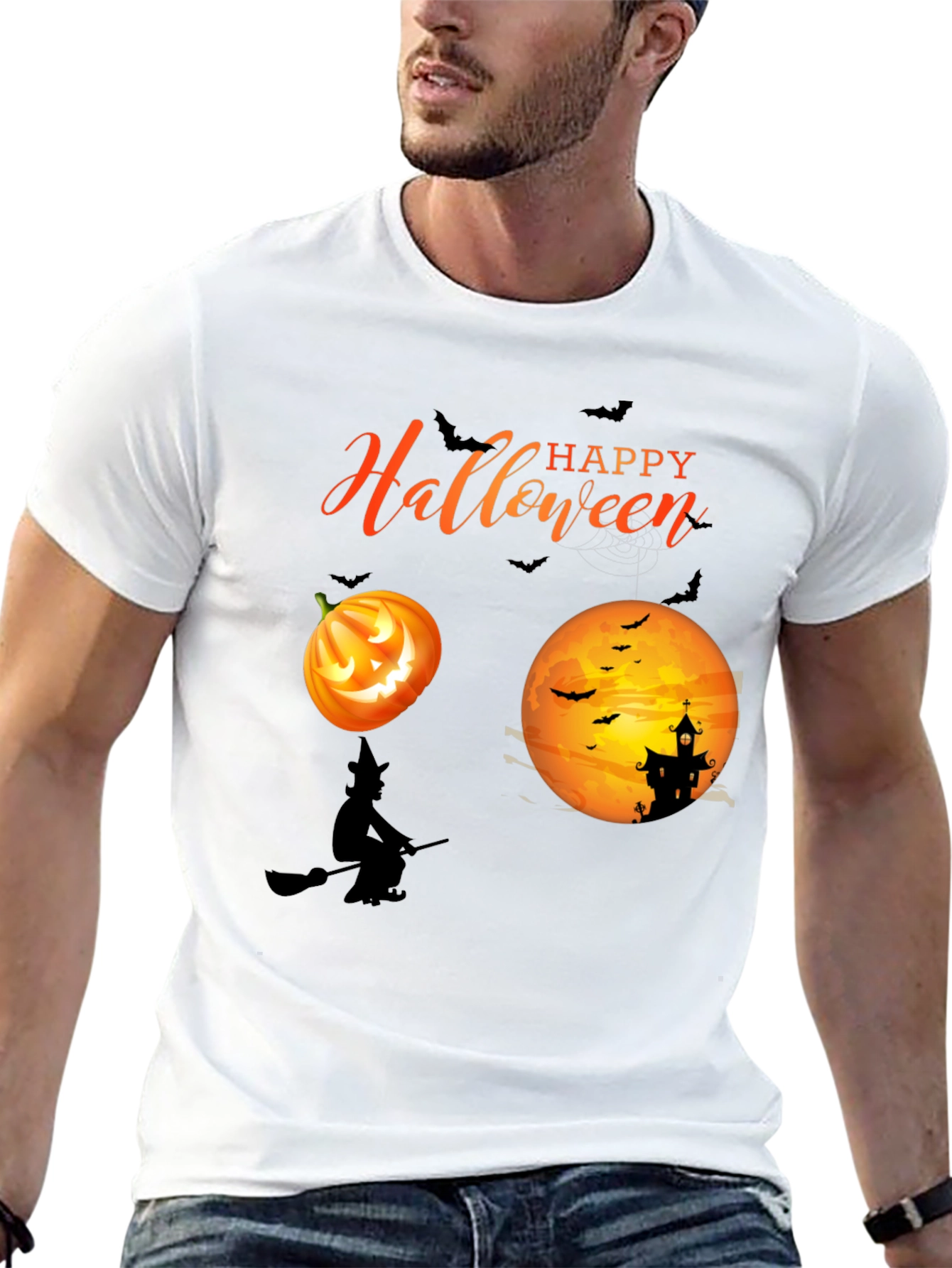 Halloween Graphic Tee - Spooky Season Shirt