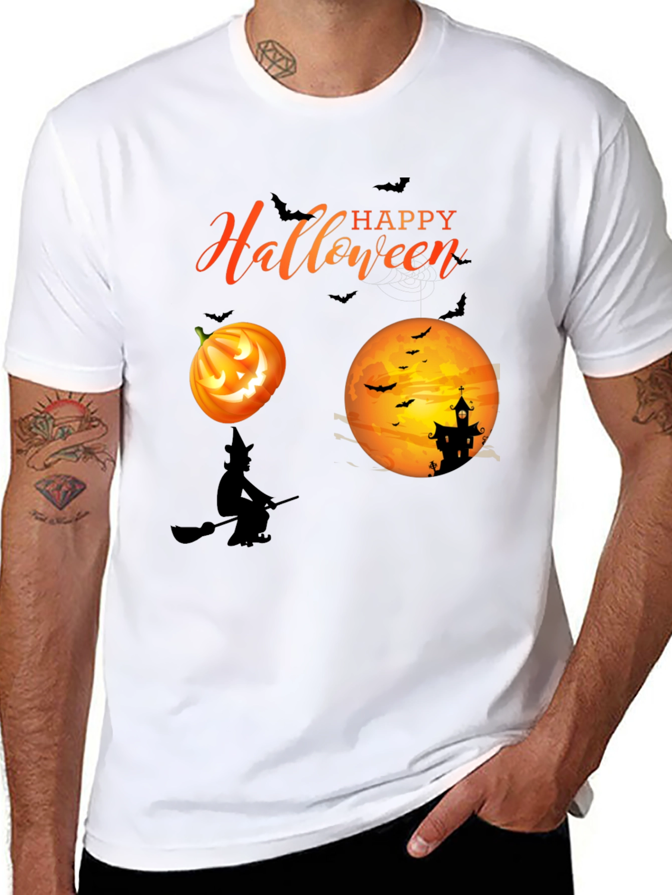 Halloween Graphic Tee - Spooky Season Shirt