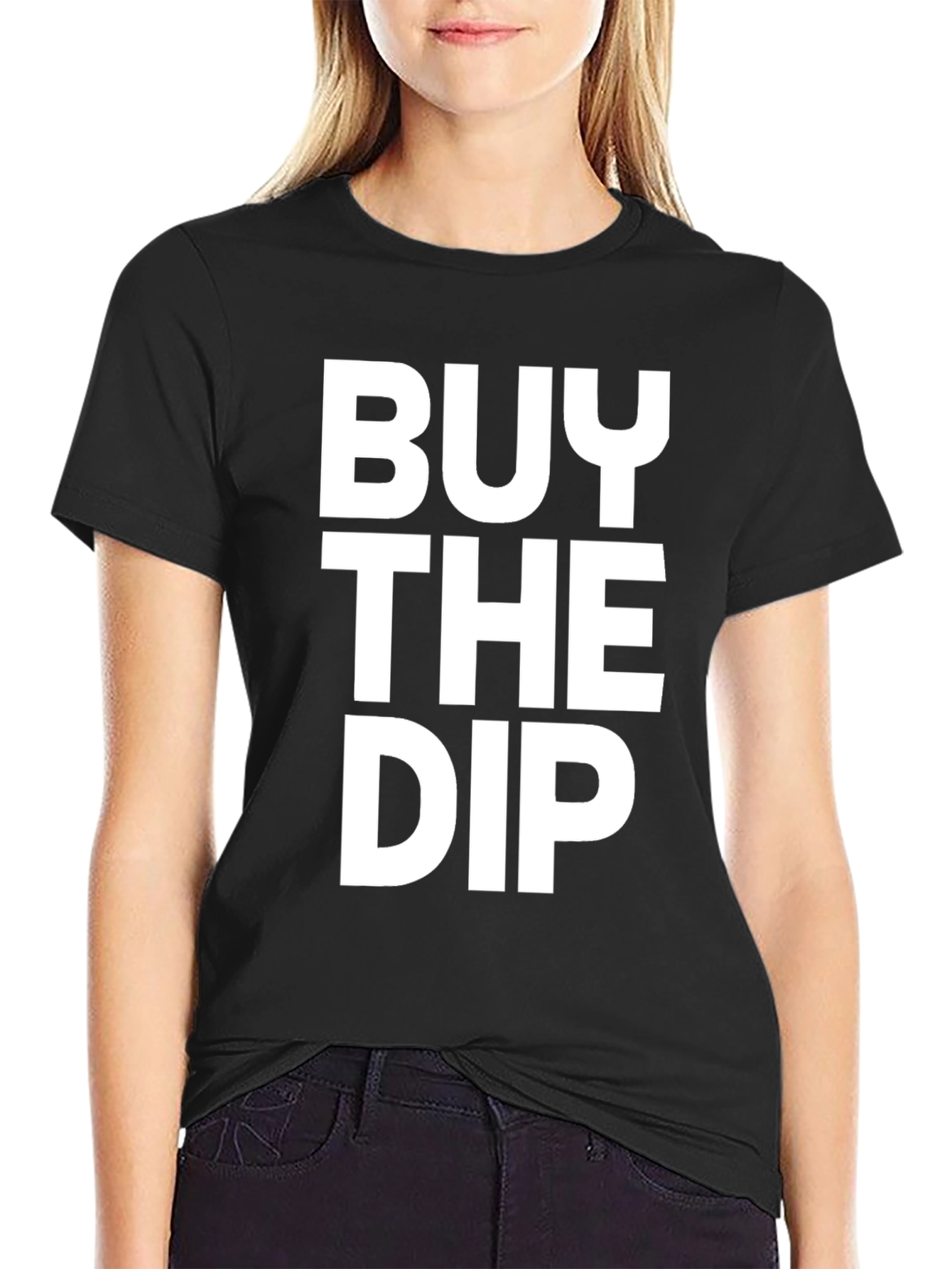 Buy The Dip Black T-Shirt - Investor Apparel