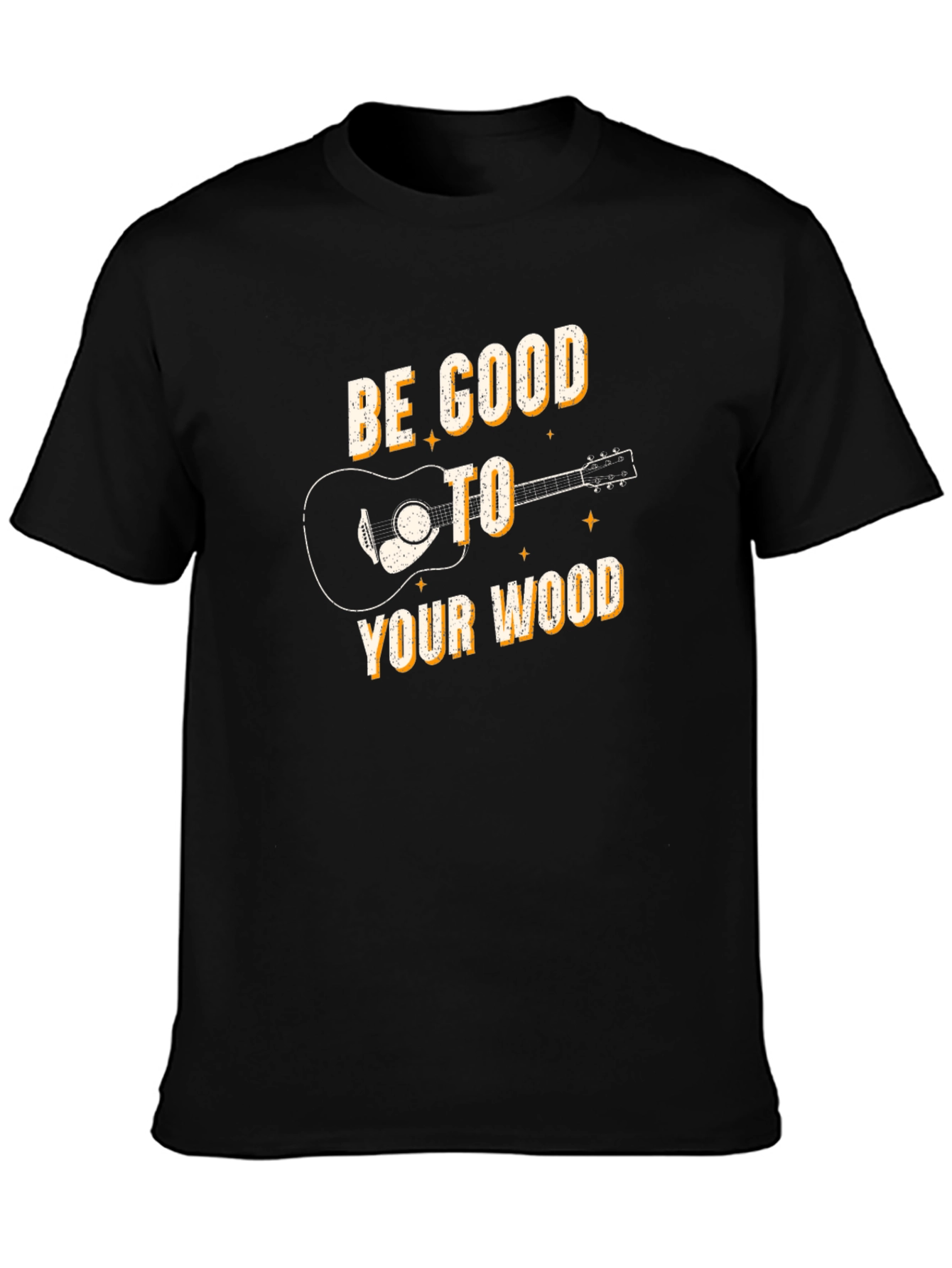 Be Good to Your Wood Guitar T-Shirt