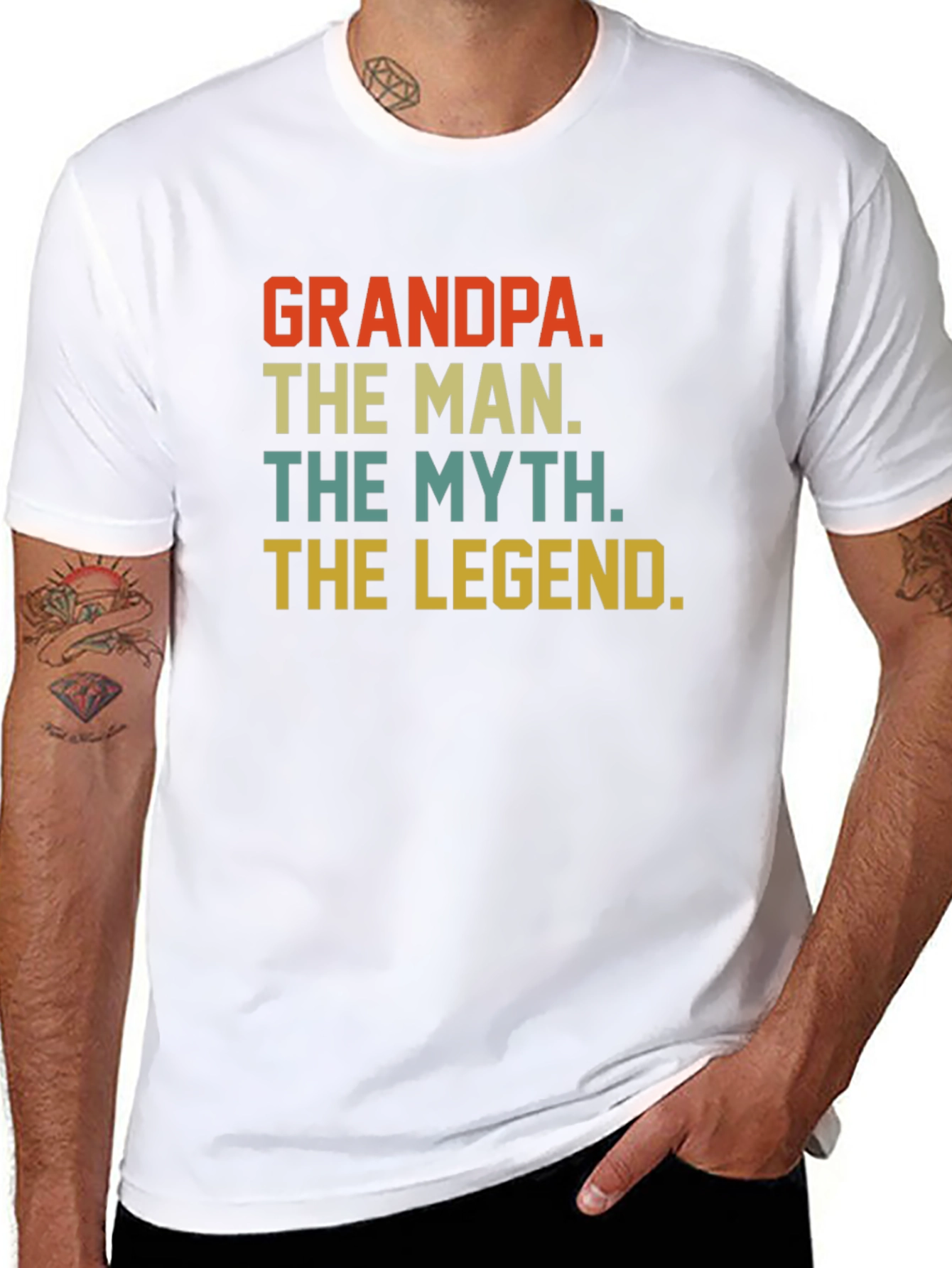 Grandpa the Man the Myth the Legend T-Shirt