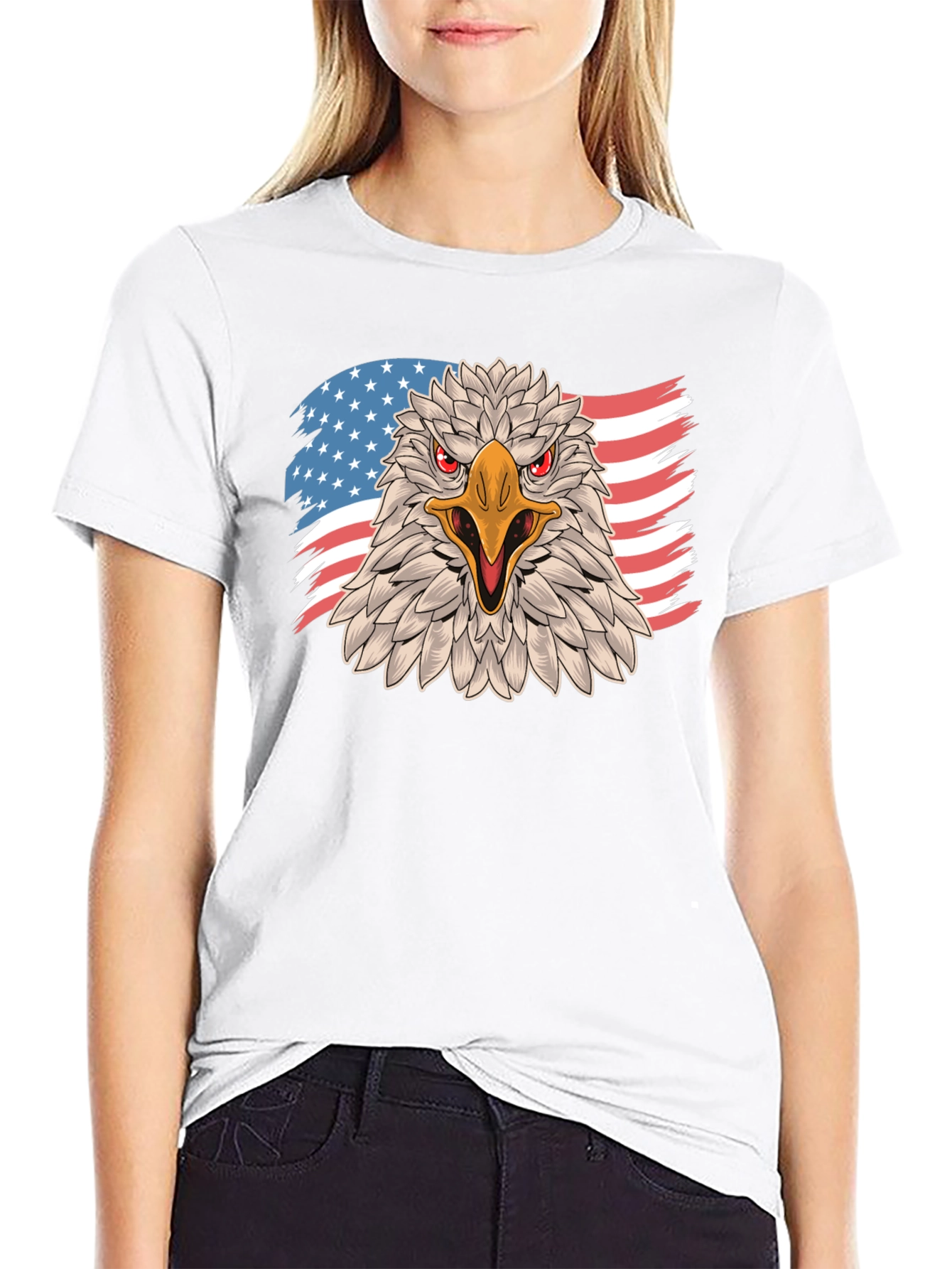American Eagle Graphic Tee - Patriotic Style