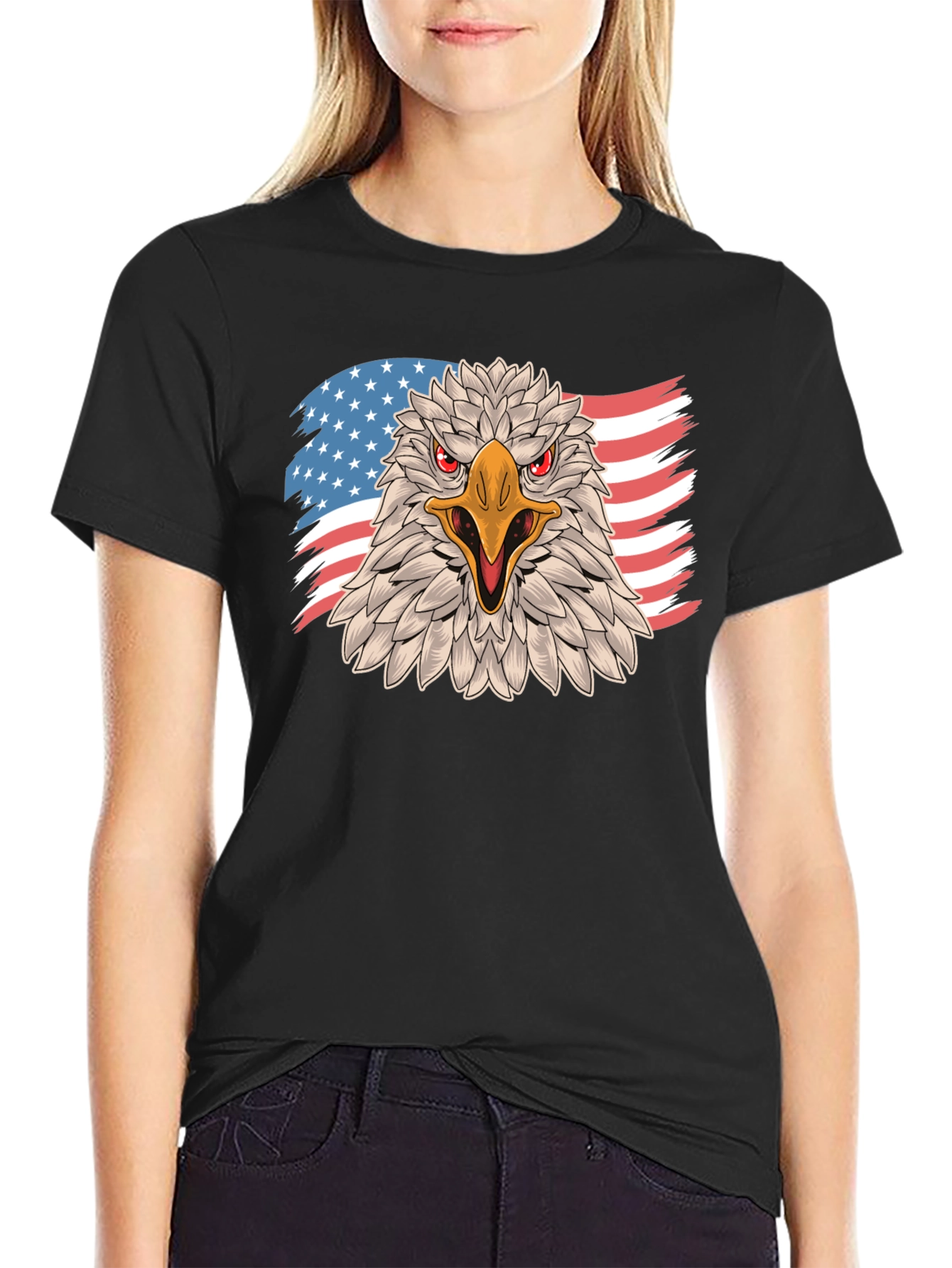American Eagle Graphic Tee - Patriotic Style