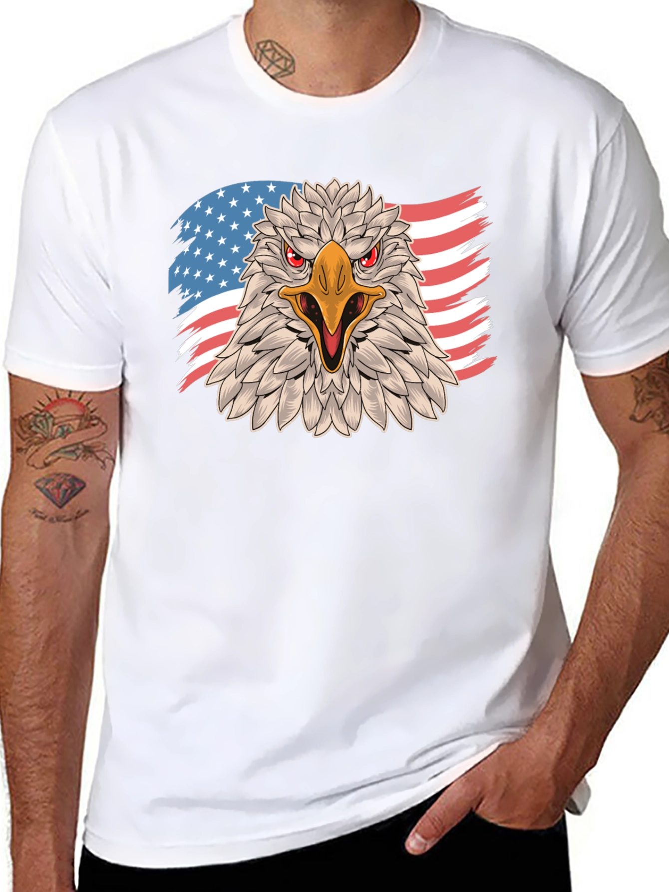 American Eagle Graphic Tee - Patriotic Style