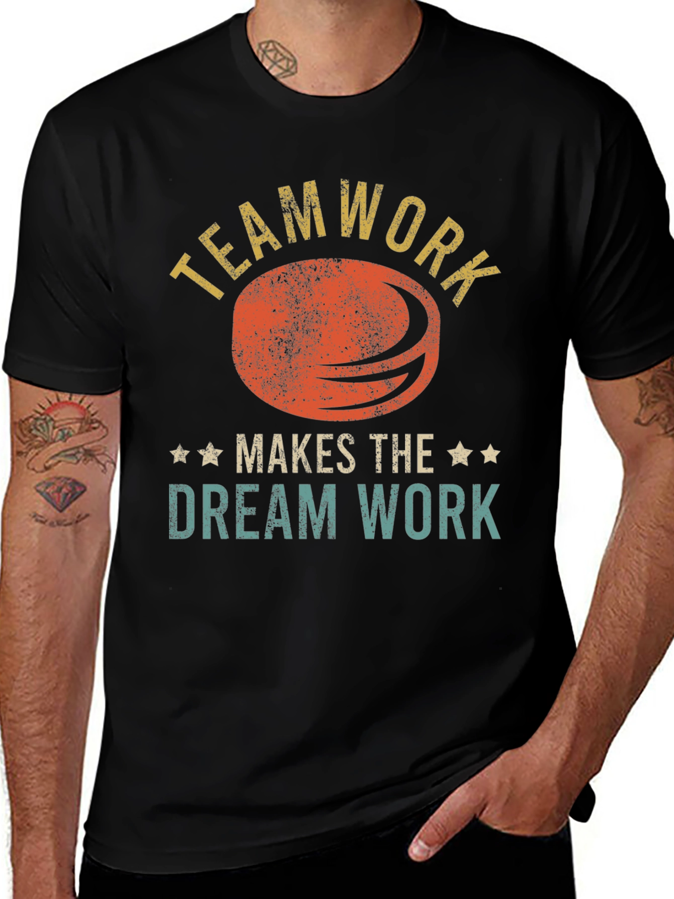 Teamwork Makes the Dream Work Graphic Tee