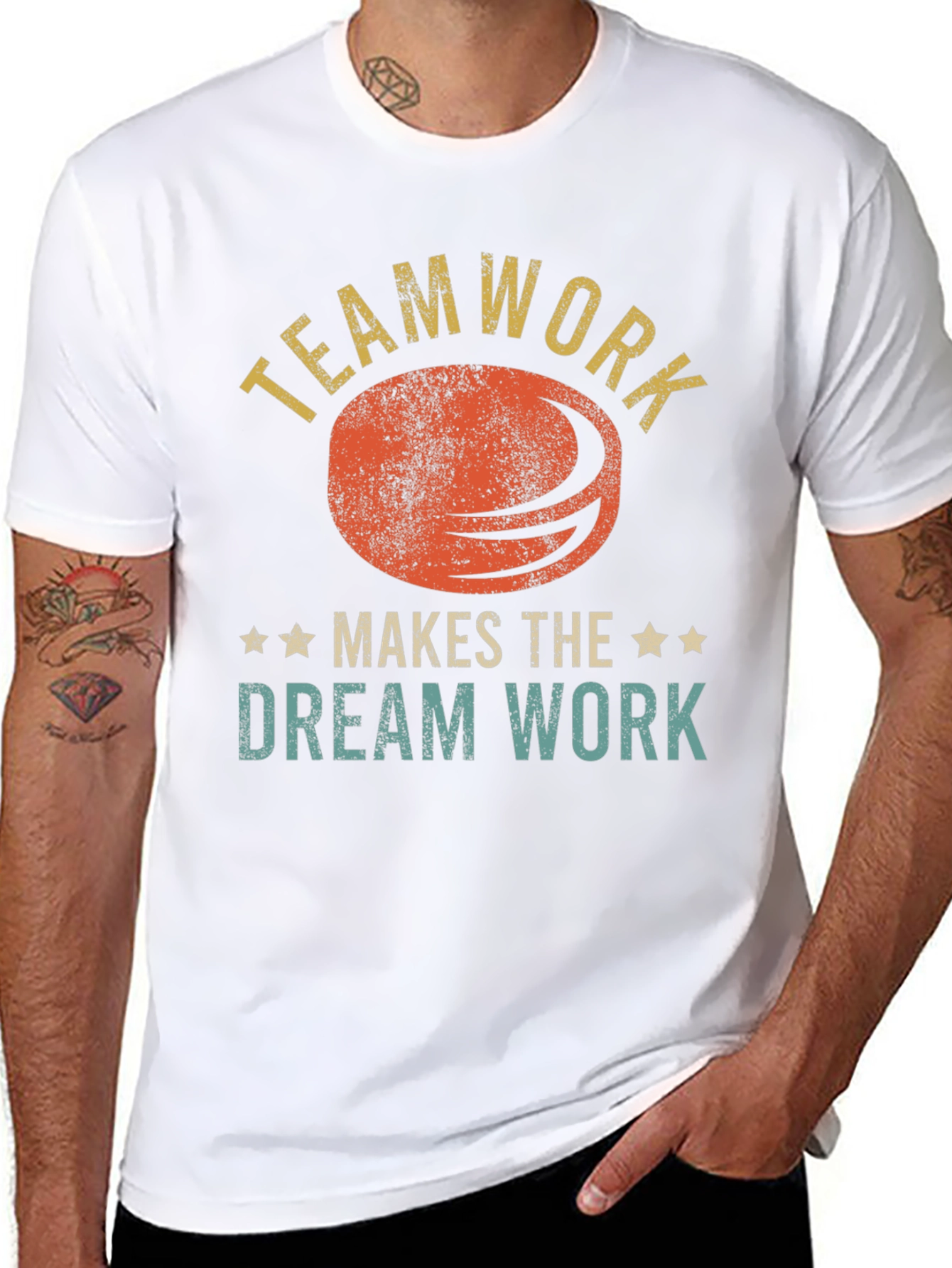 Teamwork Makes the Dream Work Graphic Tee