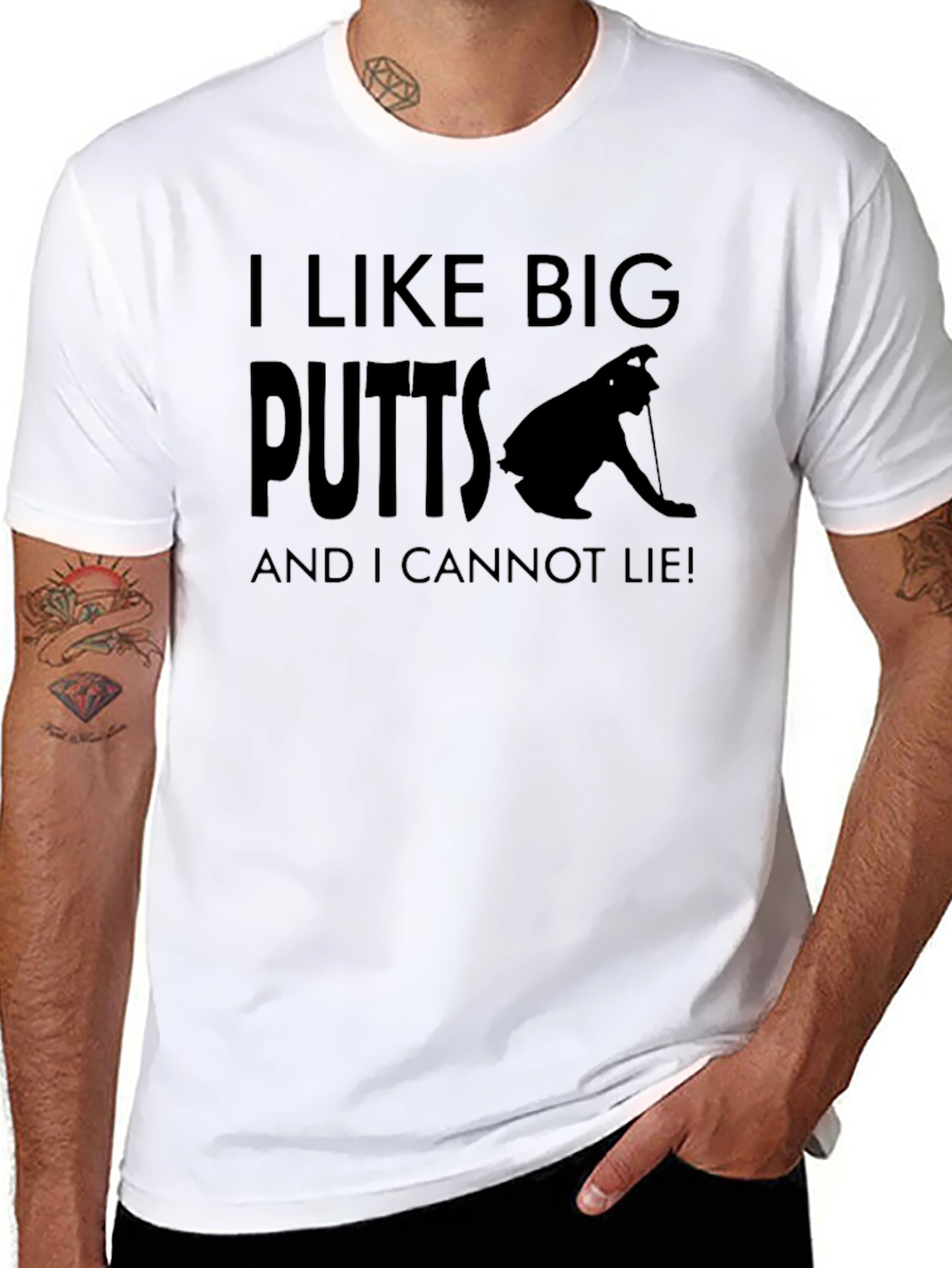 I Like Big Putts Funny Golfing T-Shirt