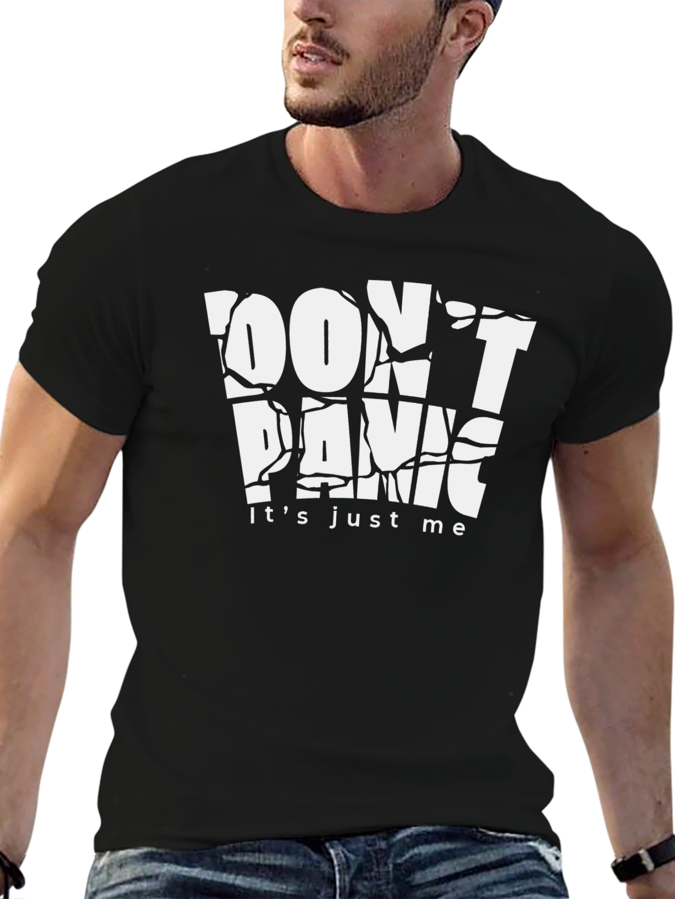 Dont Panic T-Shirt - Funny Graphic Tee