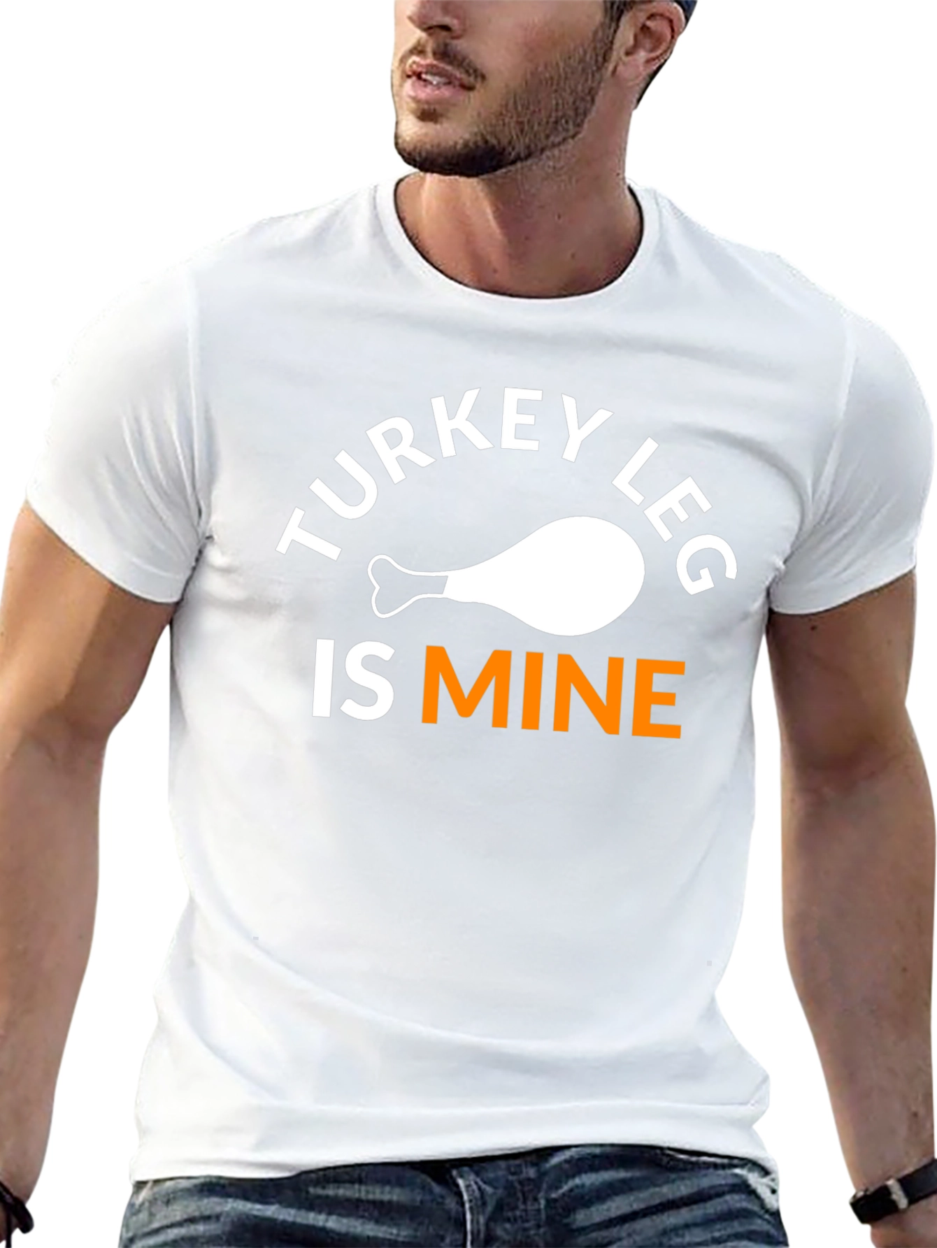 Turkey Leg Is Mine T-Shirt Funny Thanksgiving