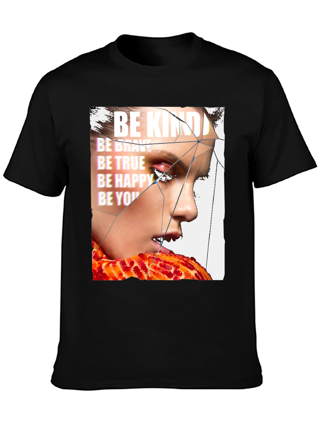 Be Kind Graphic Print T-Shirt - Trendy Streetwear