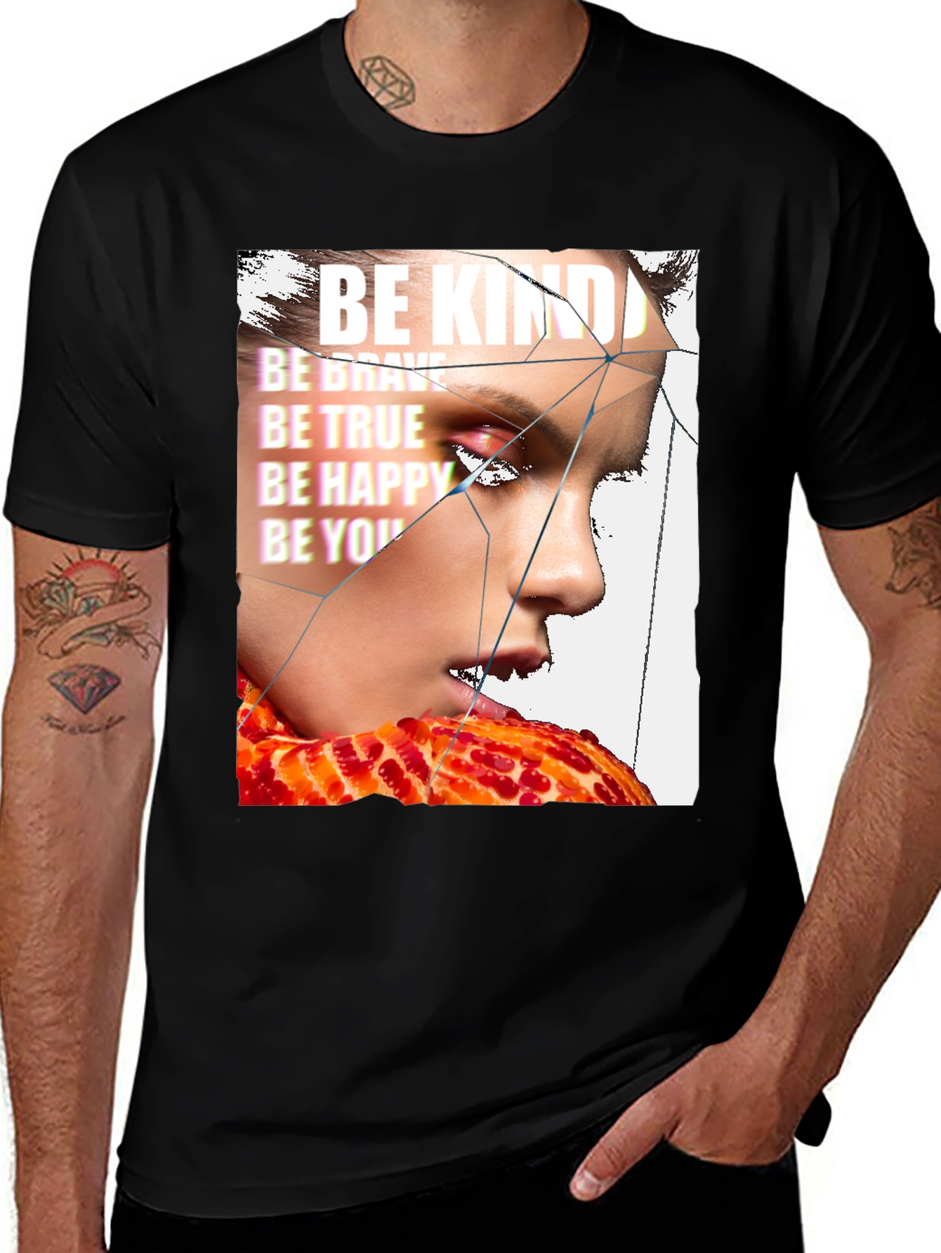Be Kind Graphic Print T-Shirt - Trendy Streetwear