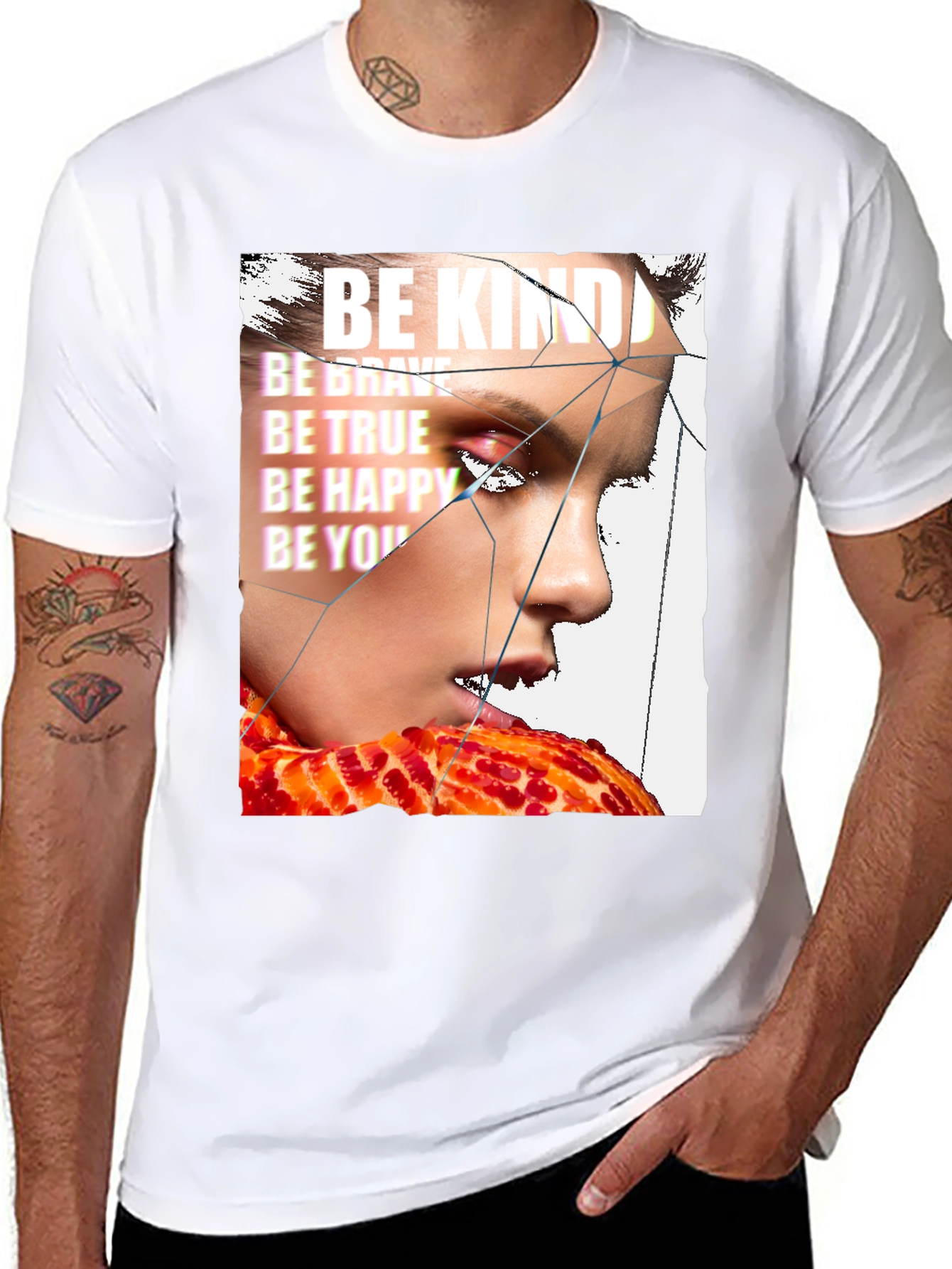 Be Kind Graphic Print T-Shirt - Trendy Streetwear