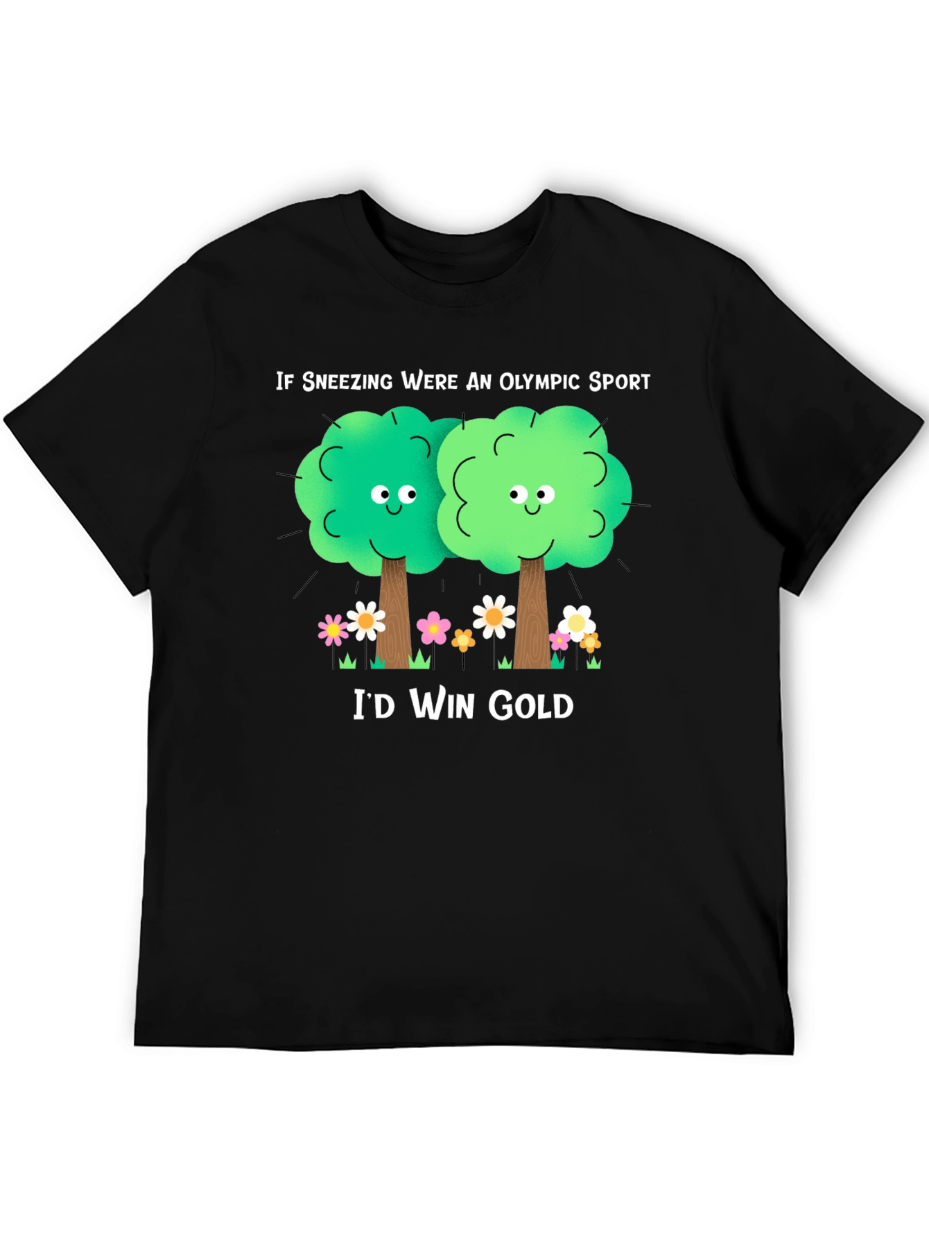 Funny Allergy Season T-Shirt: If Sneezing Olympic Sport