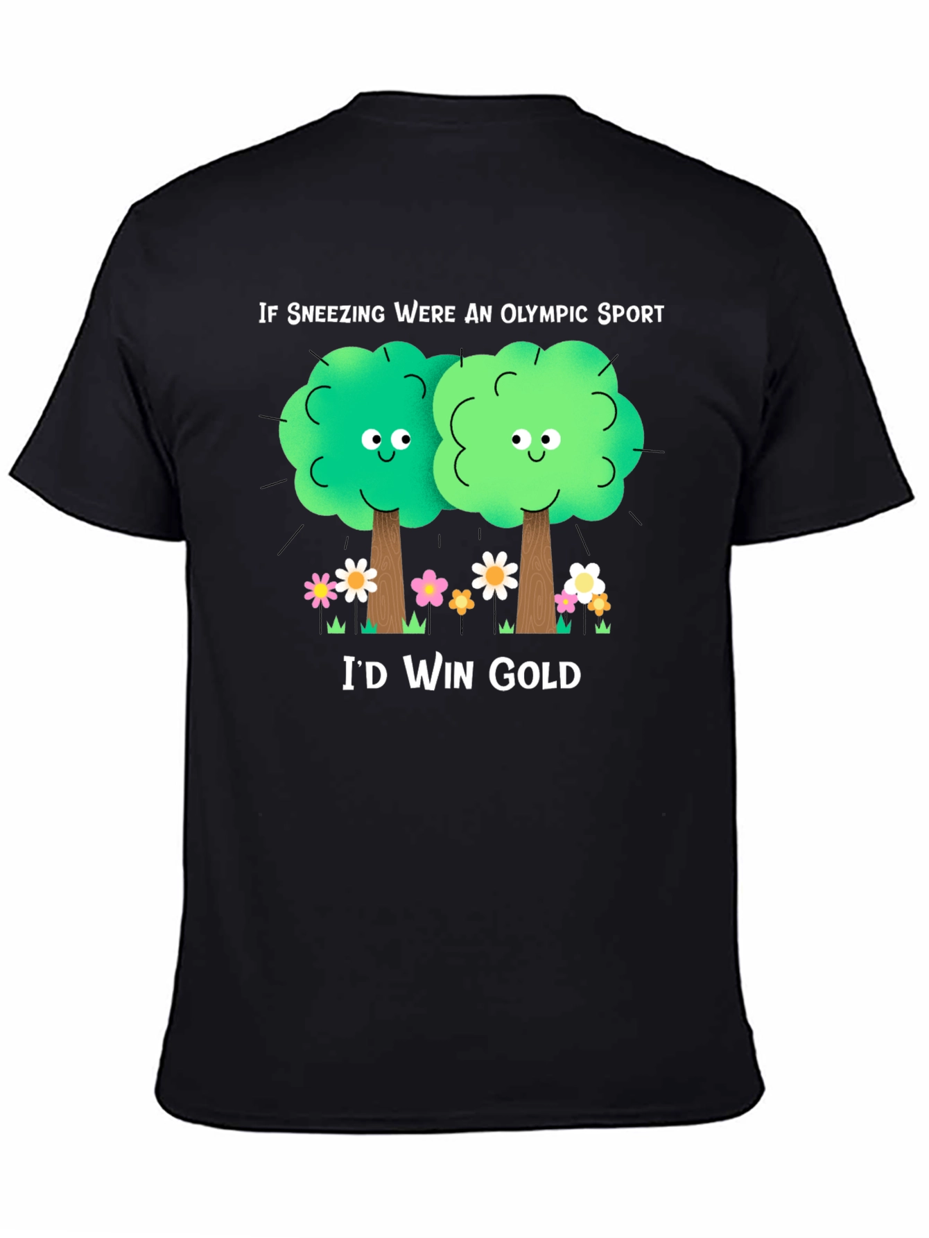 Funny Allergy Season T-Shirt: If Sneezing Olympic Sport