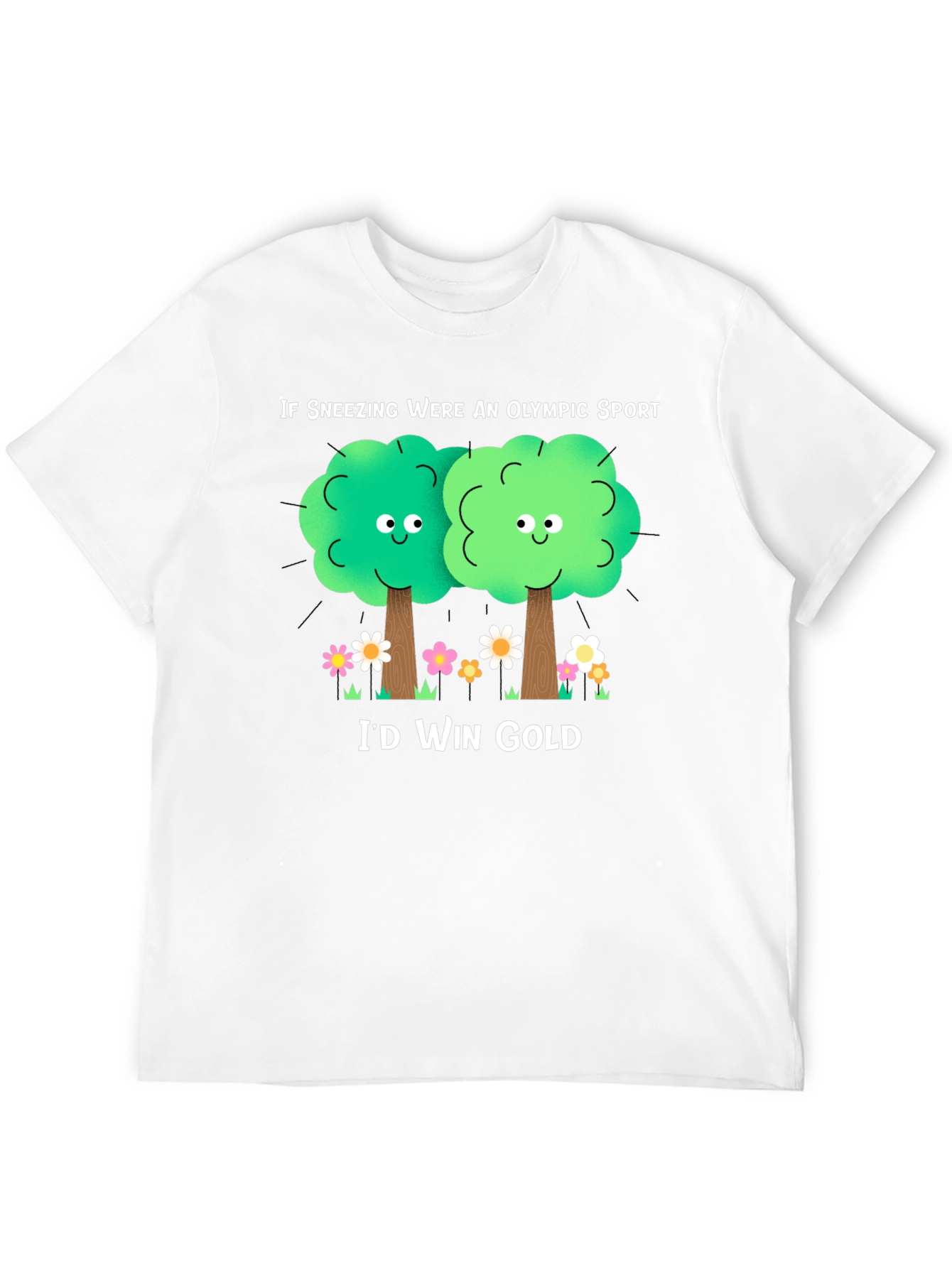Funny Allergy Season T-Shirt: If Sneezing Olympic Sport