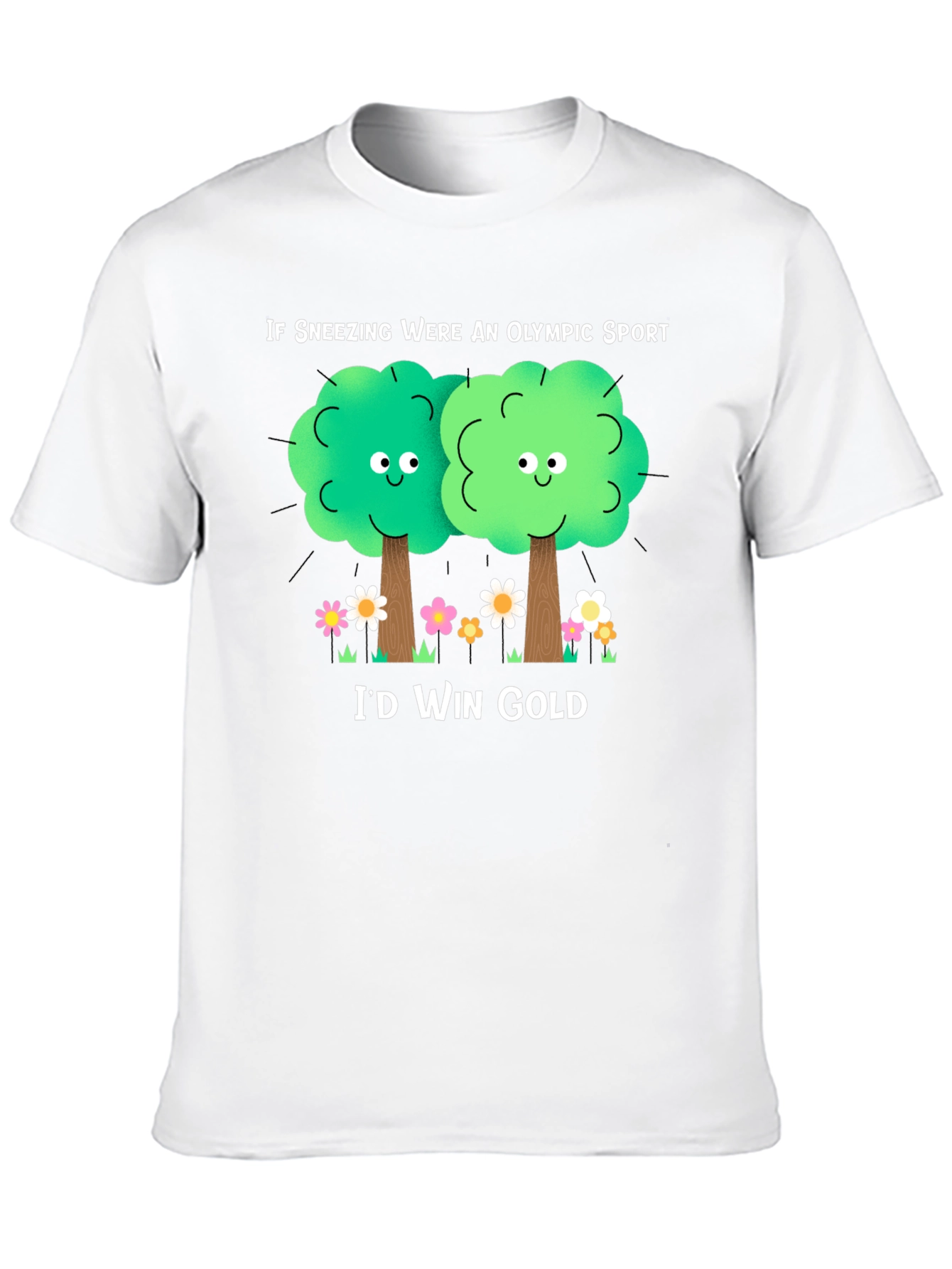 Funny Allergy Season T-Shirt: If Sneezing Olympic Sport