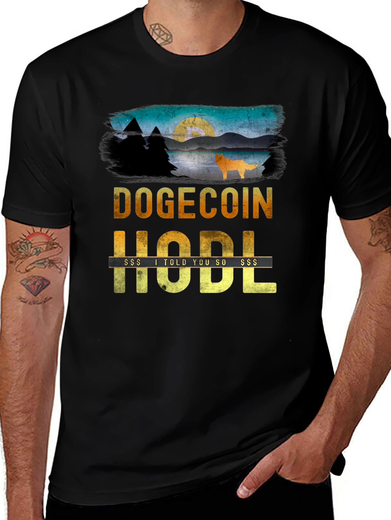 DogeCoin HODL Crypto T-Shirt