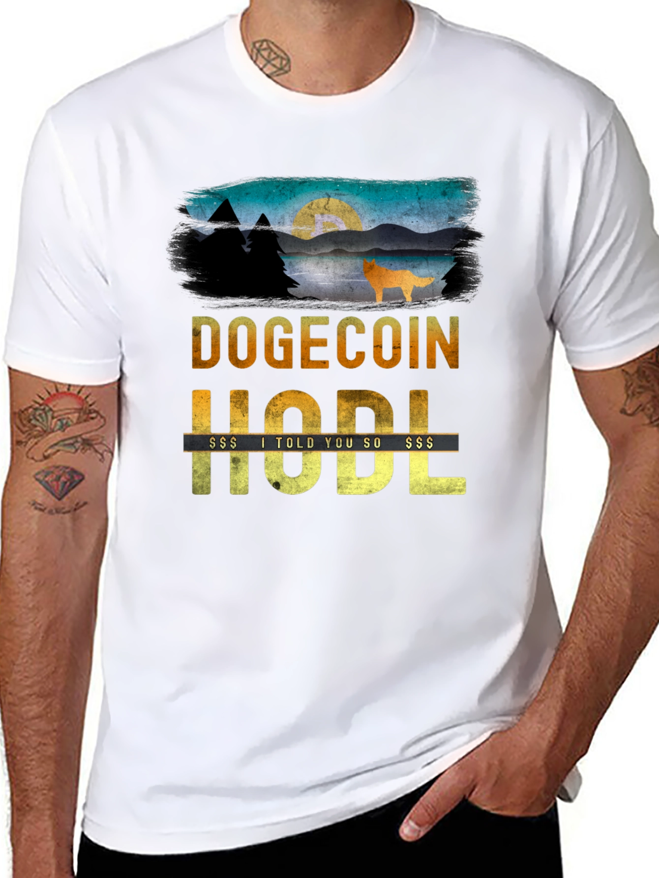 DogeCoin HODL Crypto T-Shirt