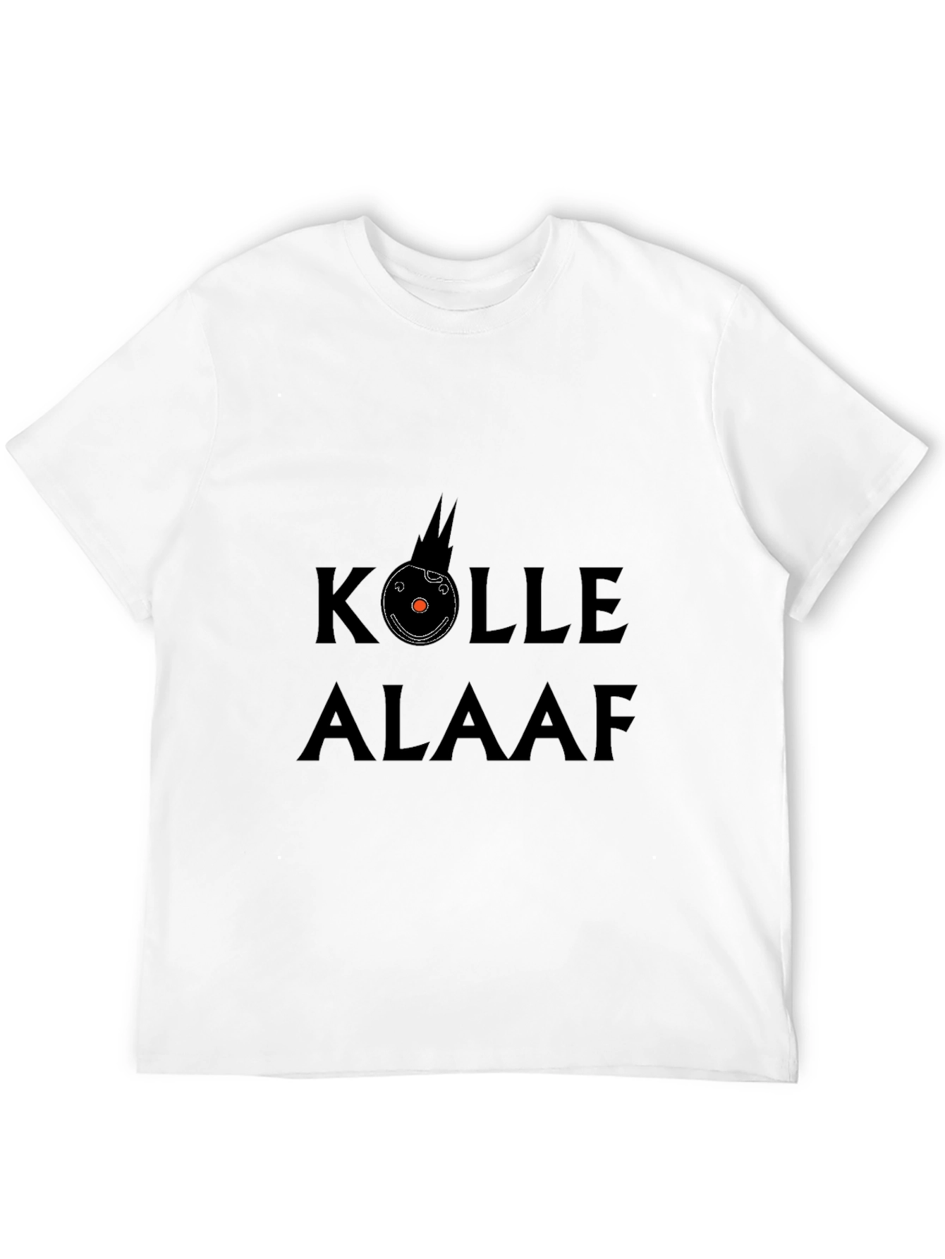 Kolle Alaaf Graphic Print Black T-Shirt