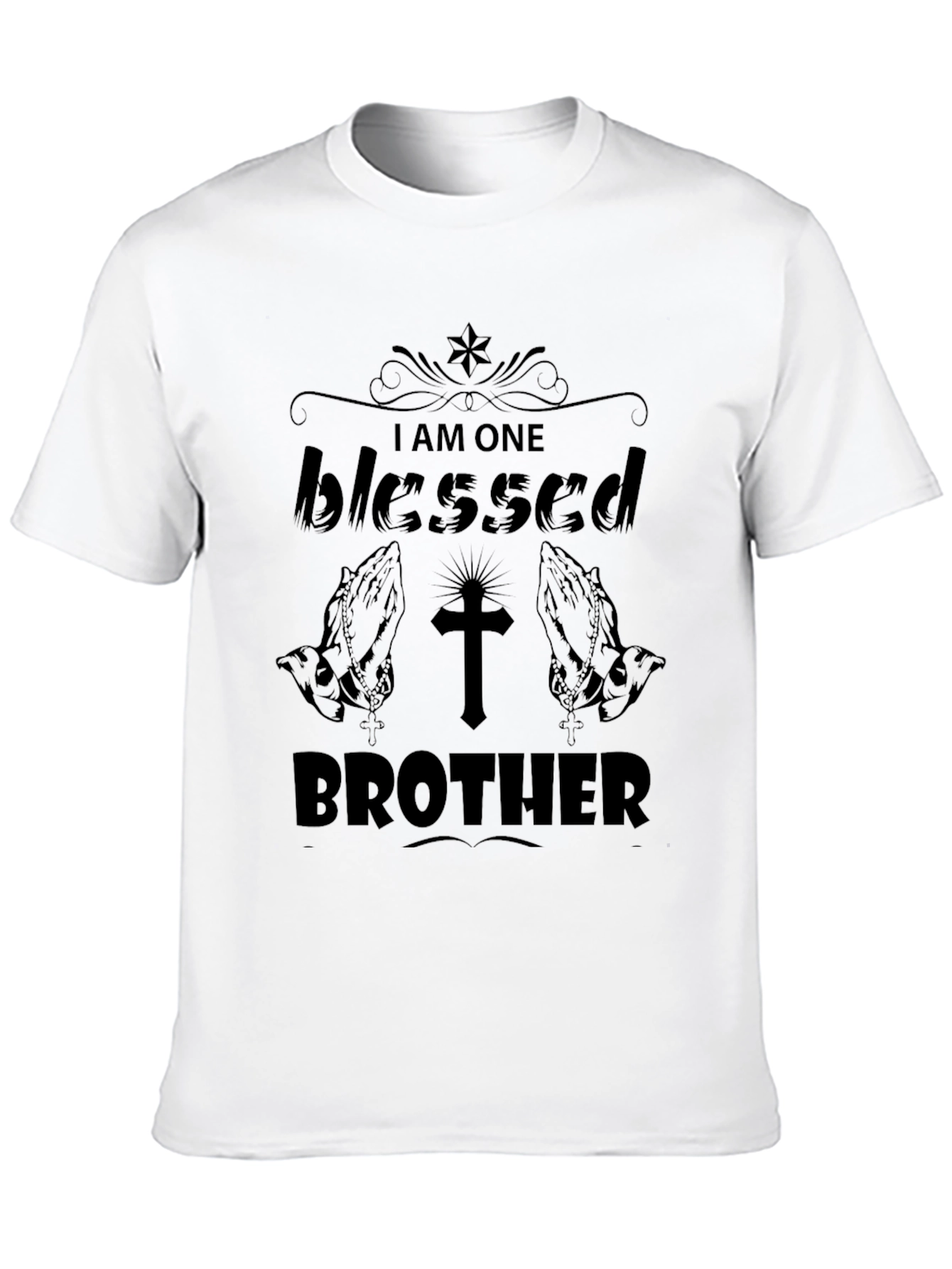 Blessed Brother Black T-Shirt