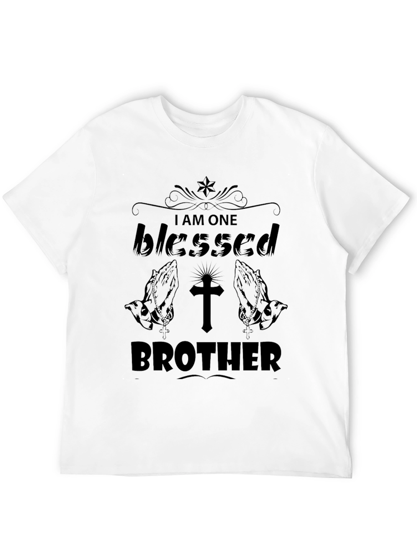 Blessed Brother Black T-Shirt