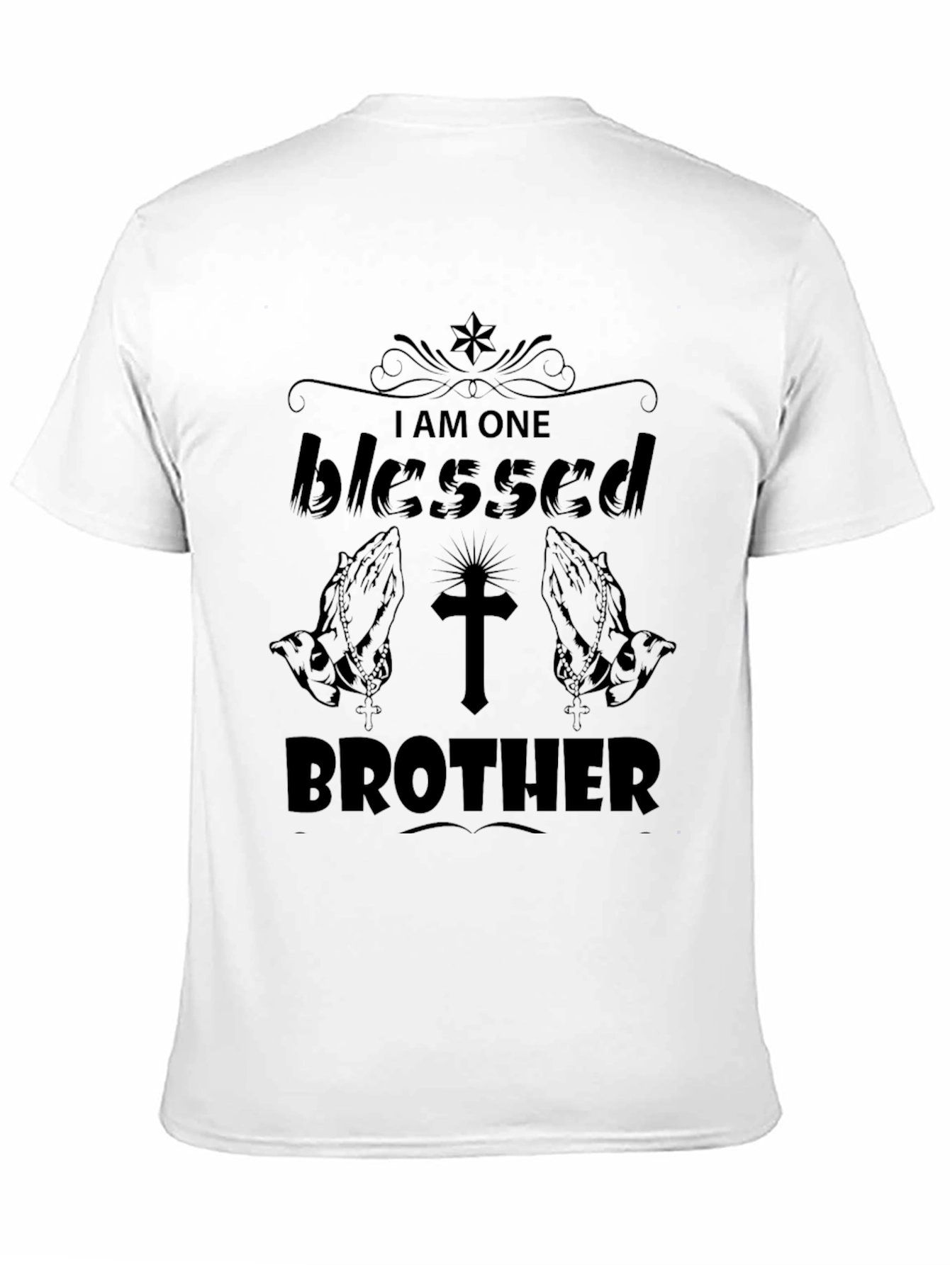 Blessed Brother Black T-Shirt