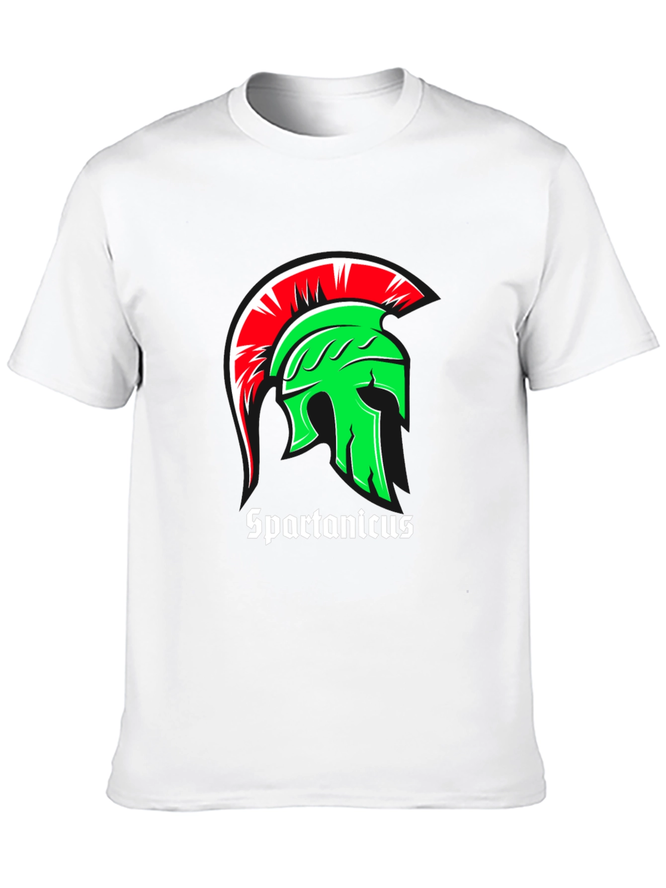 Spartanicus Helmet Graphic Black T-Shirt