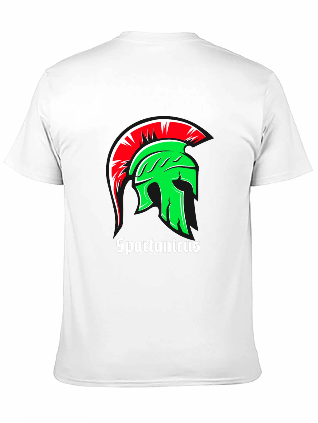 Spartanicus Helmet Graphic Black T-Shirt