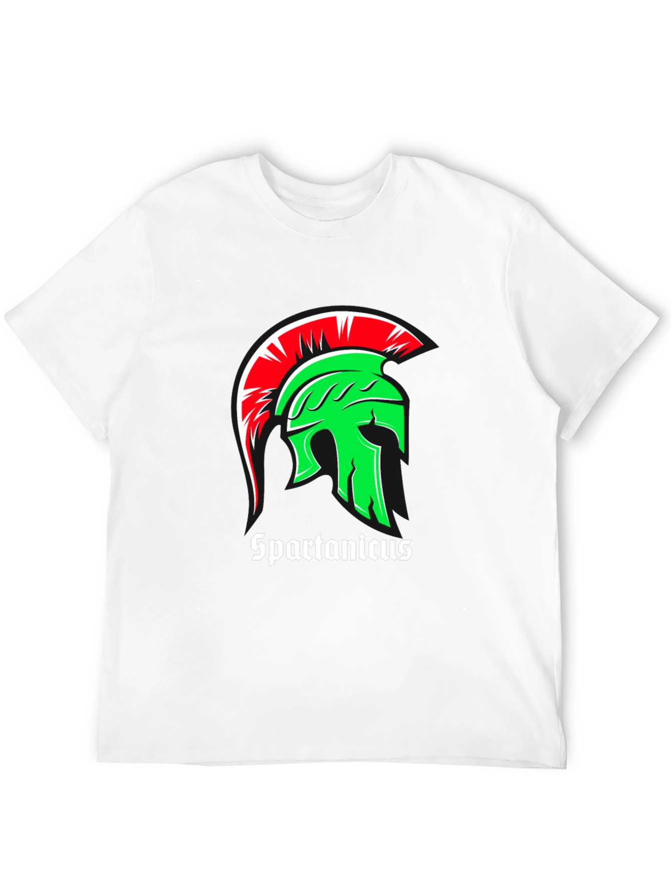 Spartanicus Helmet Graphic Black T-Shirt
